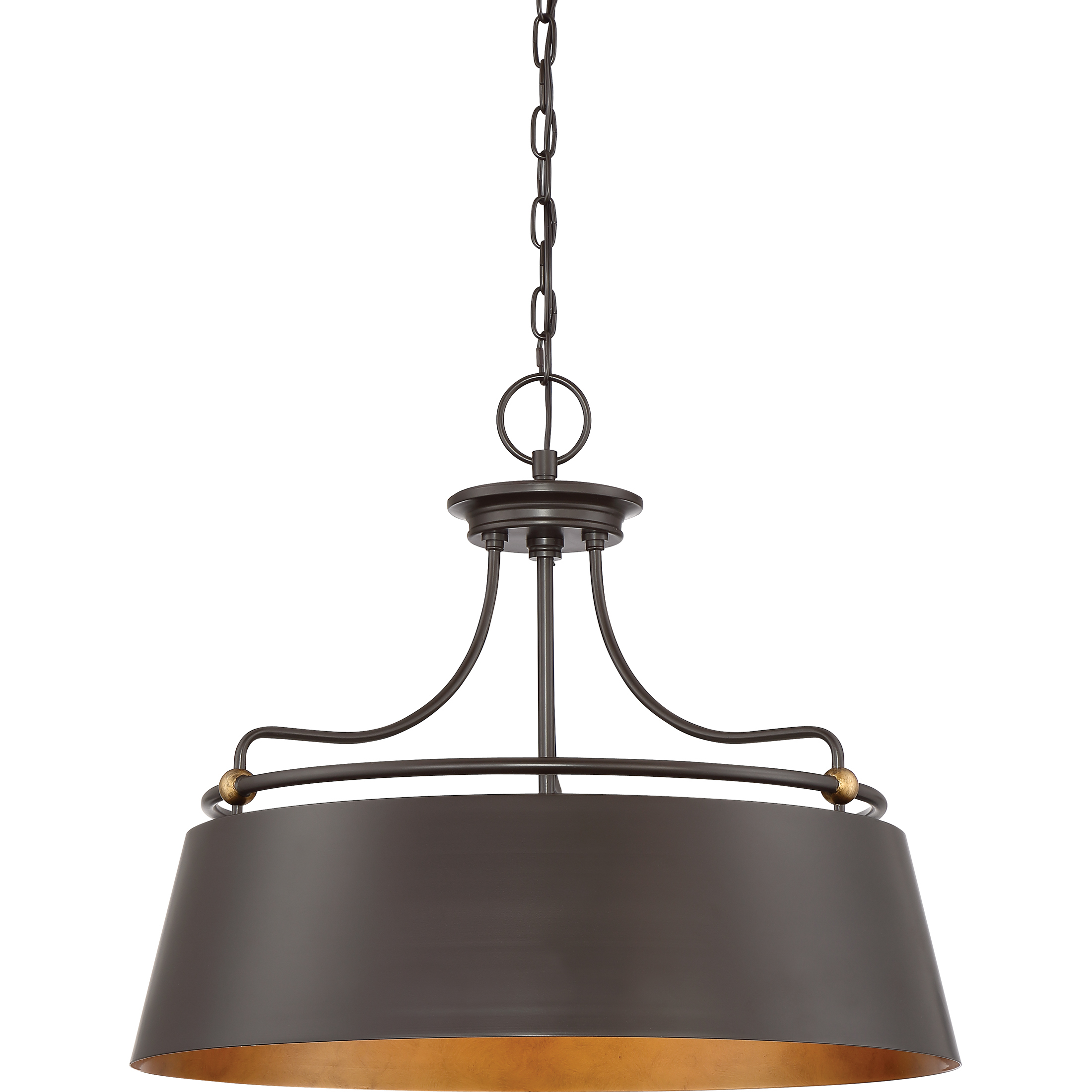 Fairview 4 Light 24 inch Western Bronze Pendant Ceiling Light