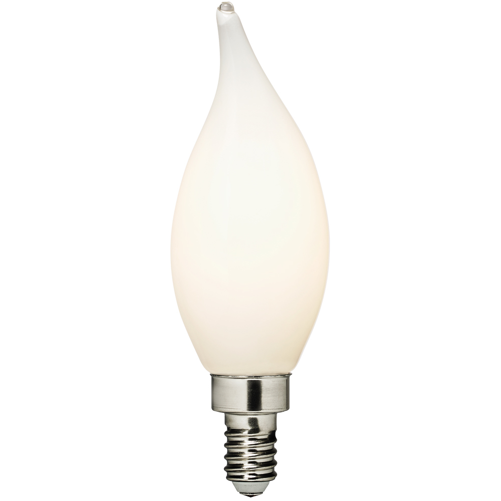 Branded Lamps LED F - Flame Tip C - E12 Candelabra 4 watt 120 2700K Light Bulb