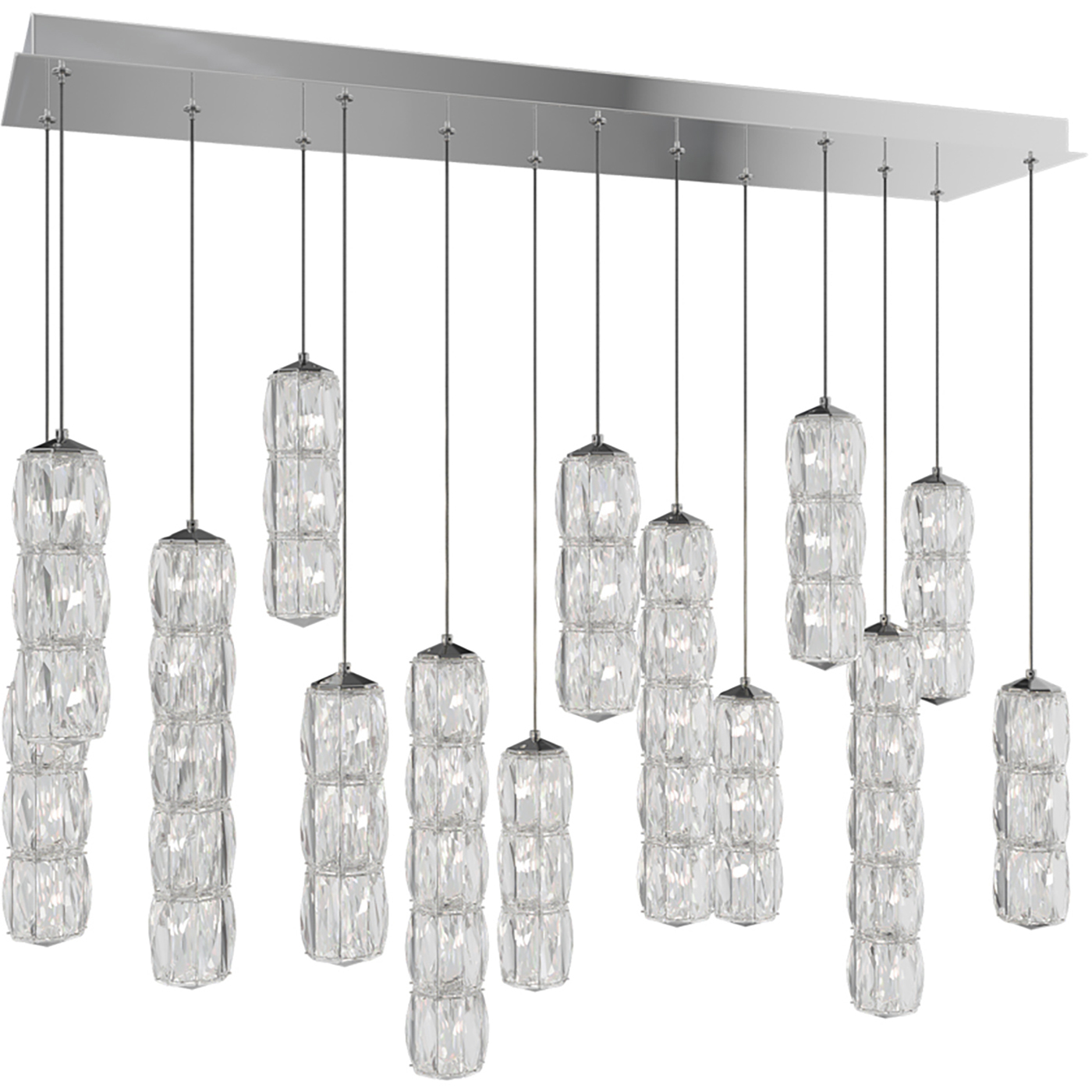 Signature Verve LED 9.5 inch Stainless Steel Multi-Light Pendant Ceiling Light