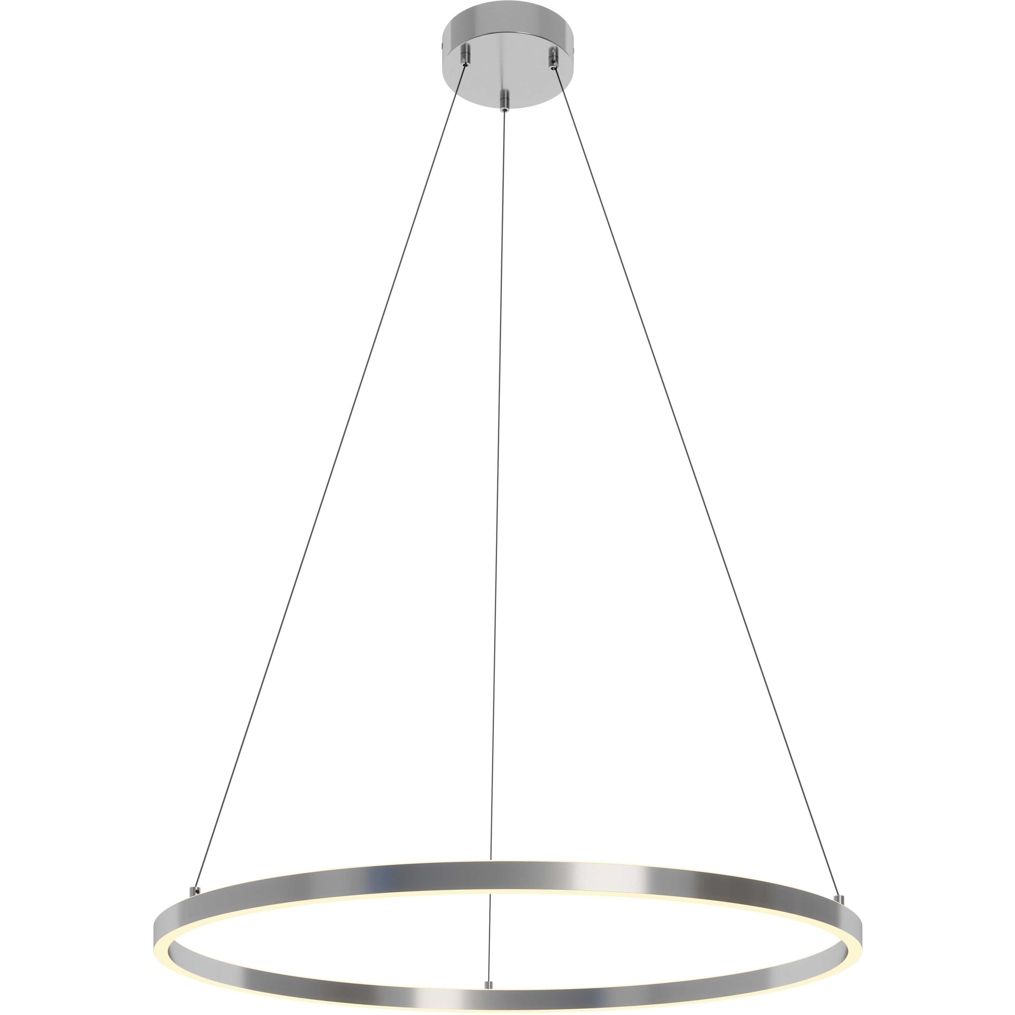 Glo LED 35.57 inch Satin Nickel Pendant Ceiling Light
