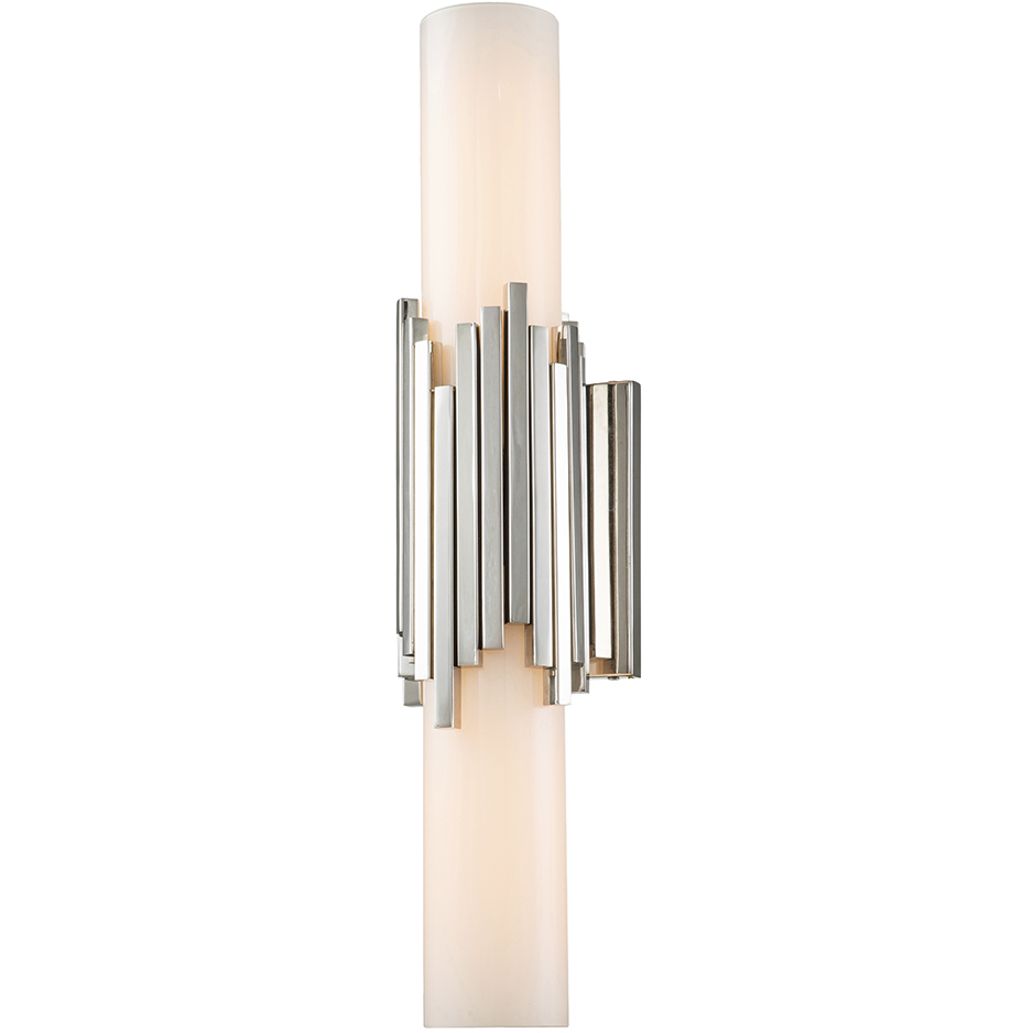 Marvel 2 Light 5 inch Polished Nickel Bath Light Wall Light