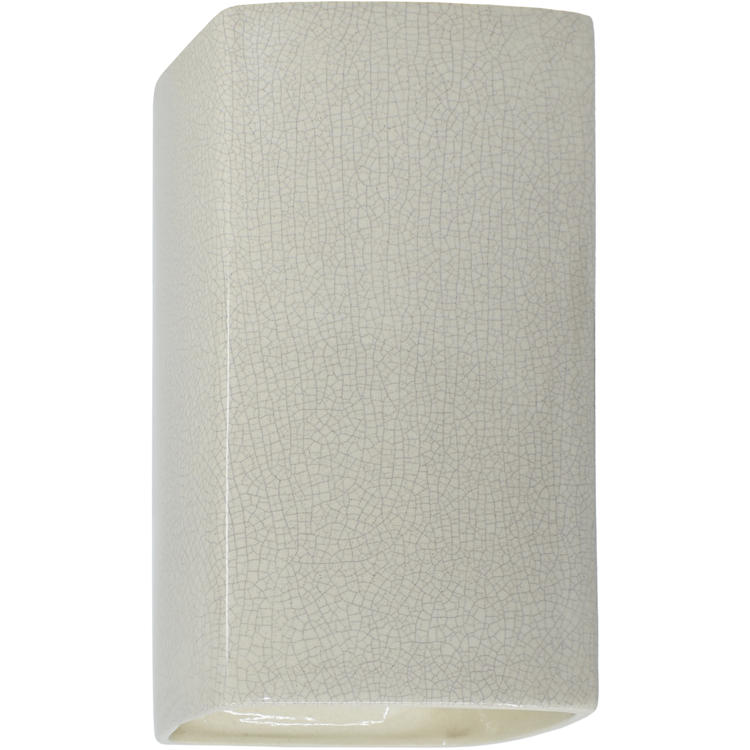 Ambiance 1 Light 9.5 inch White Crackle Outdoor Wall Sconce, Small