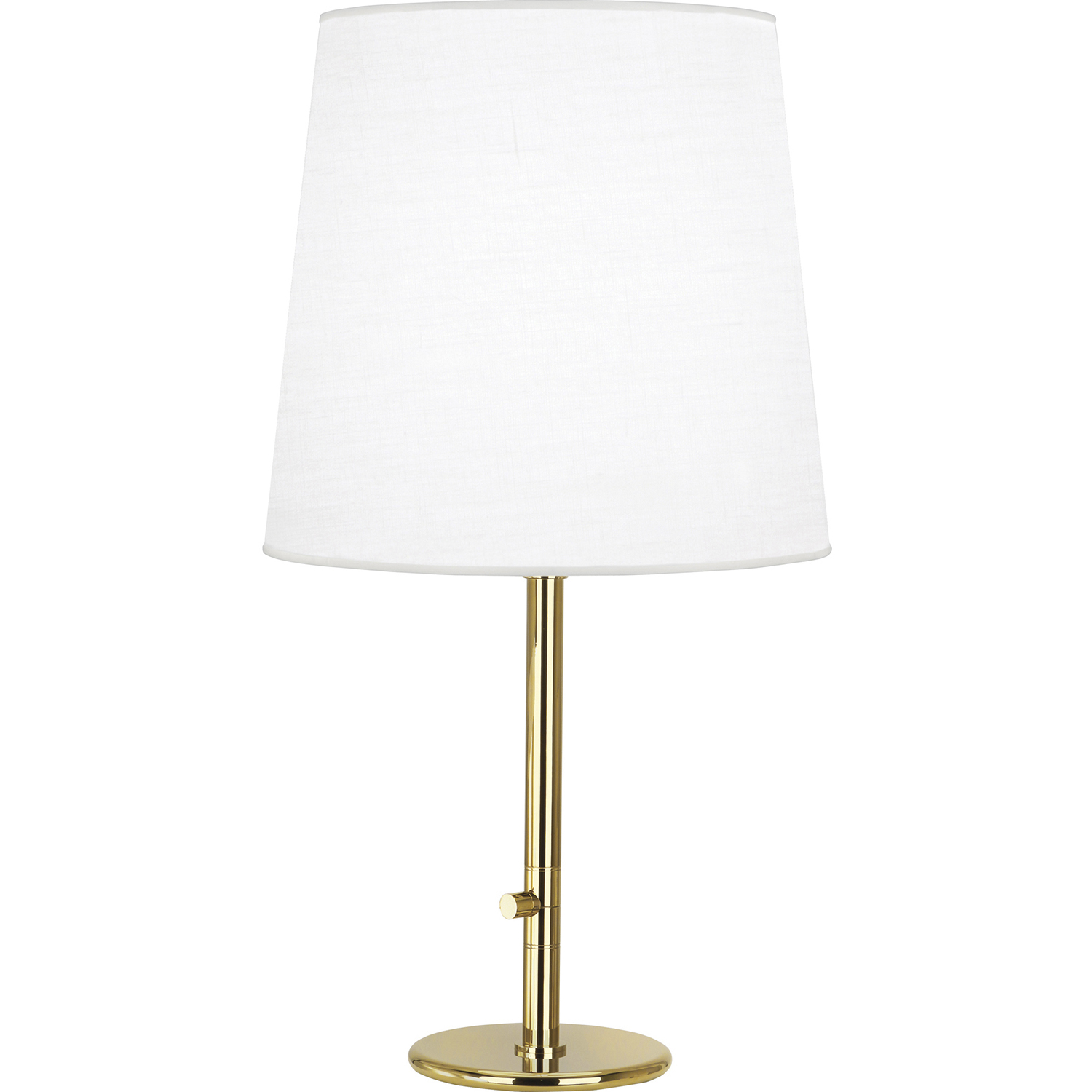 Rico Espinet Buster 35.25 inch 200 watt Polished Brass Table Lamp Portable Light in Ascot White