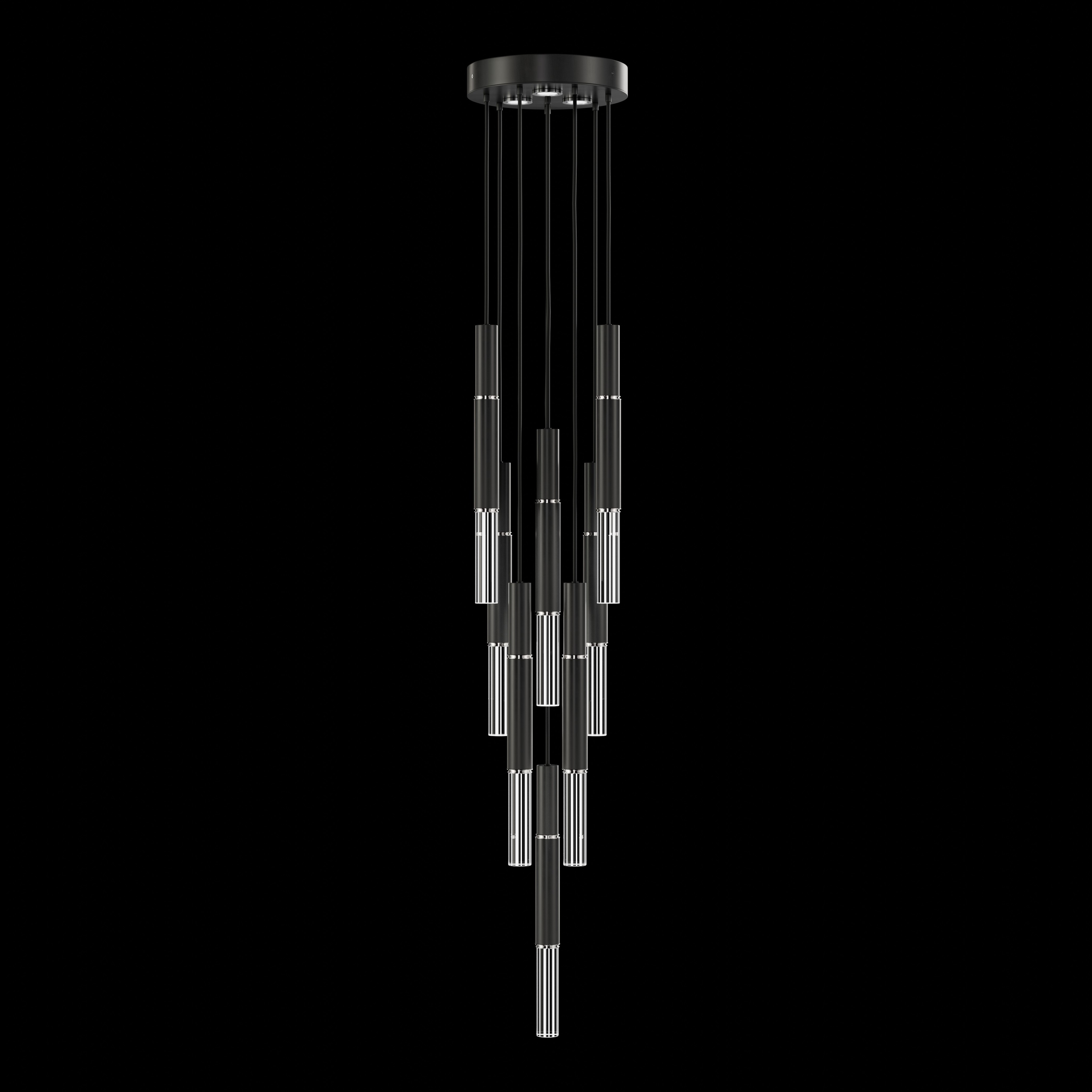 Antonia 11 Light 16 inch Black Pendant Ceiling Light