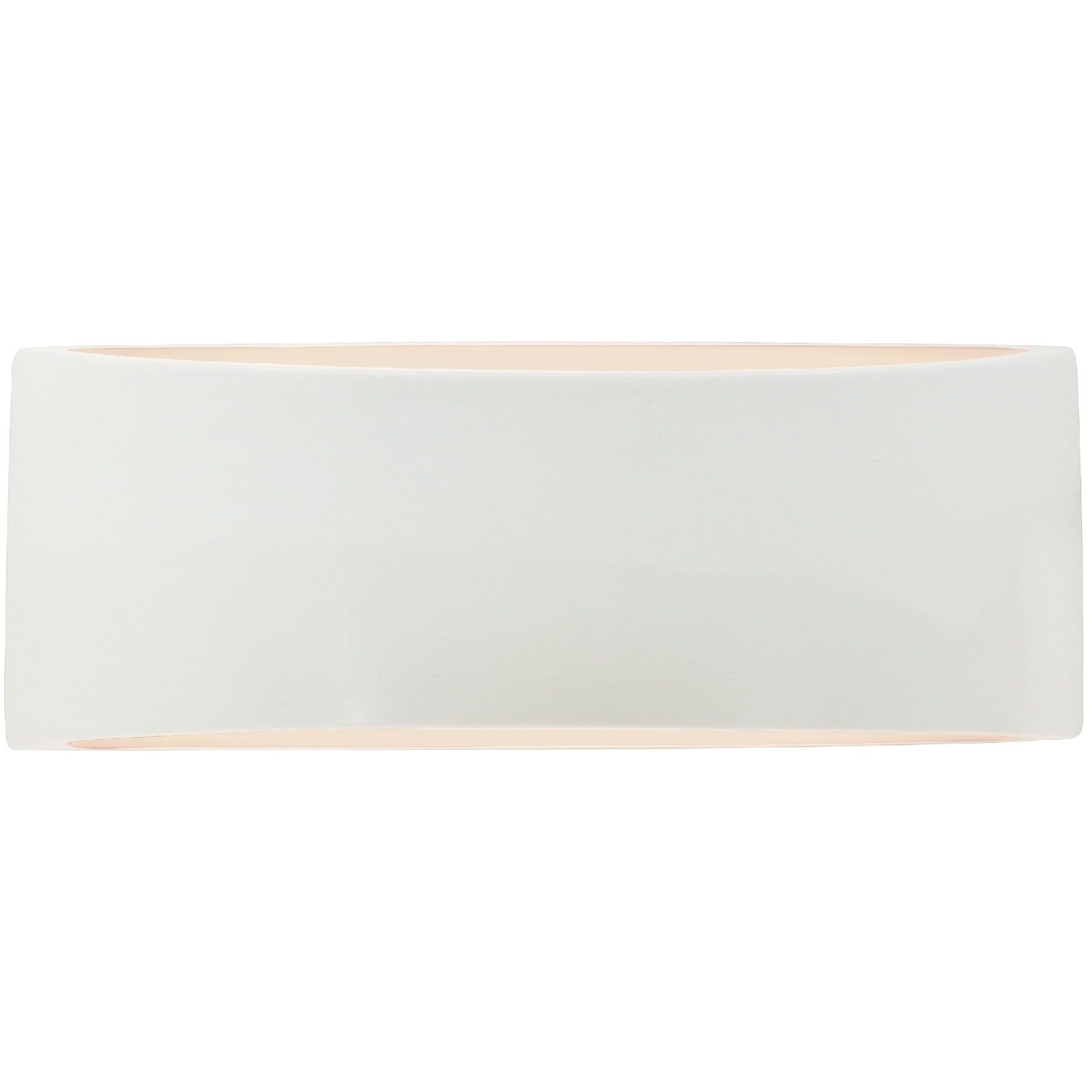 Ambiance LED 13 inch Gloss White ADA Wall Sconce Wall Light