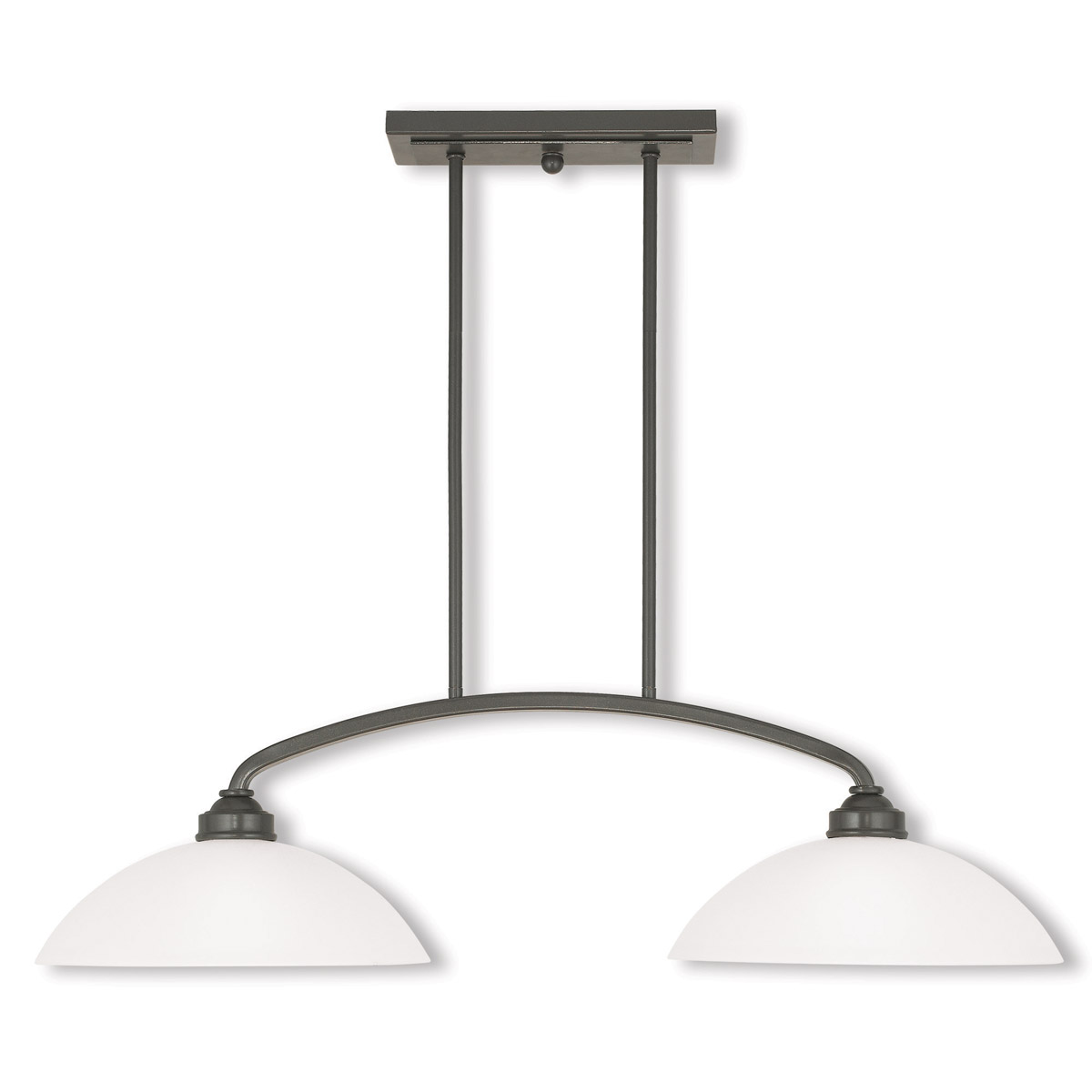 Somerset 2 Light 34 inch English Bronze Linear Chandelier Ceiling Light