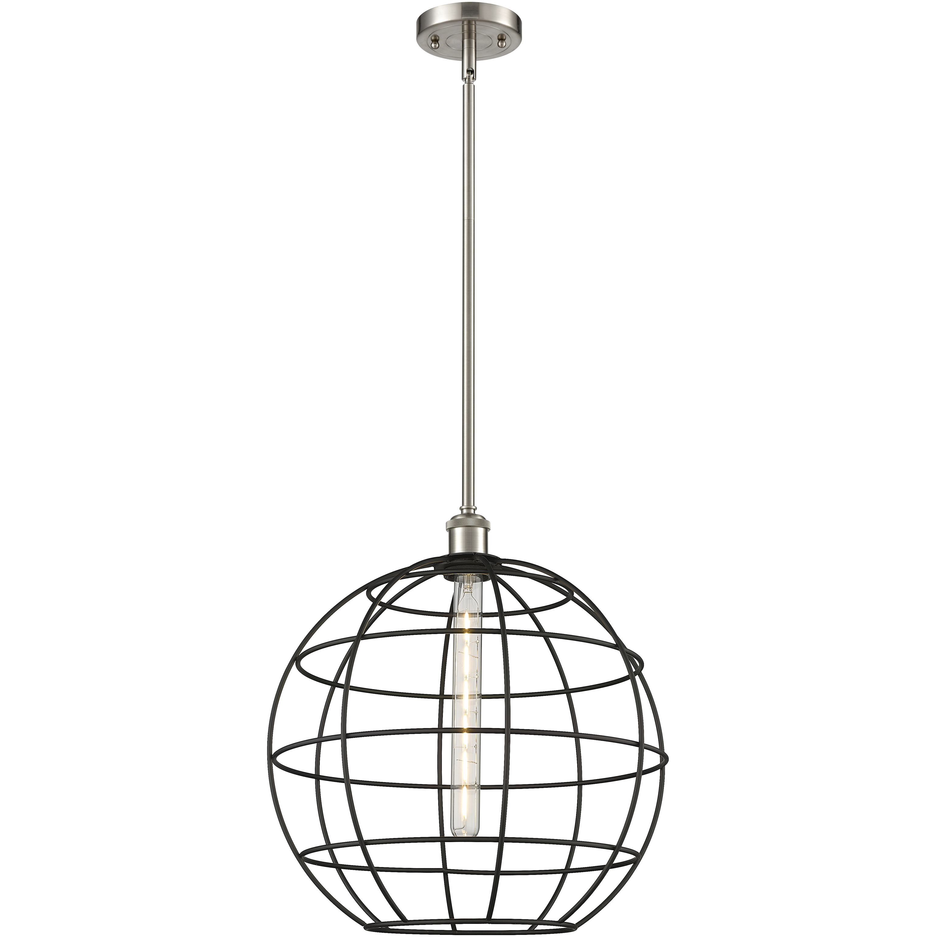 Lake Placid 1 Light 16 inch Satin Nickel Pendant Ceiling Light