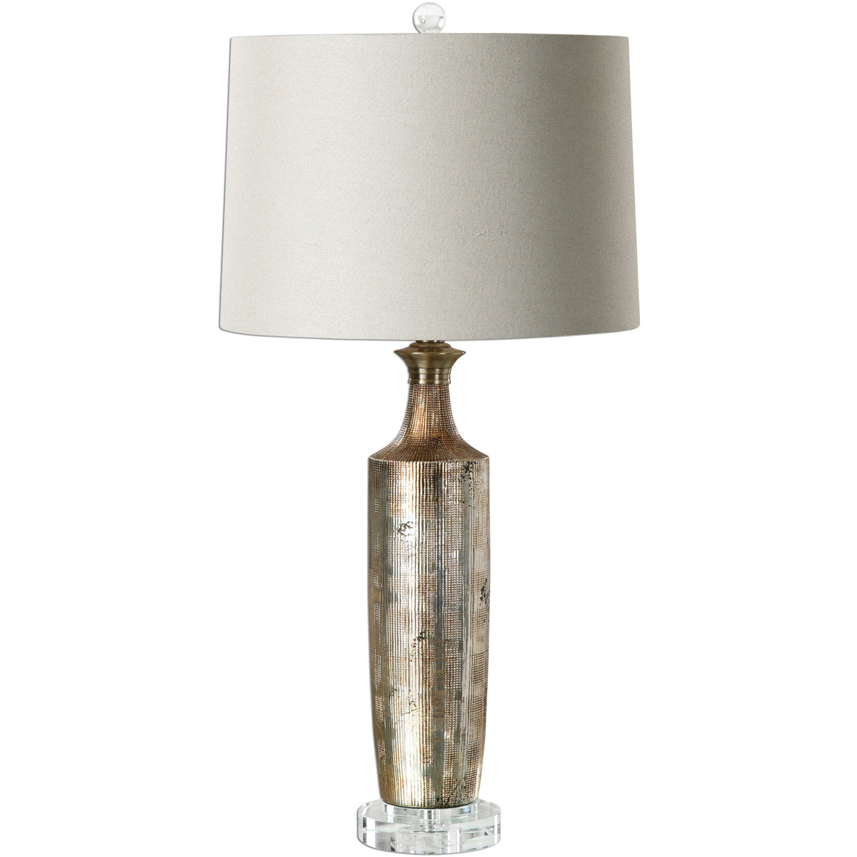 Valdieri 29.5 inch 150 watt Metallic Bronze Lamp Portable Light