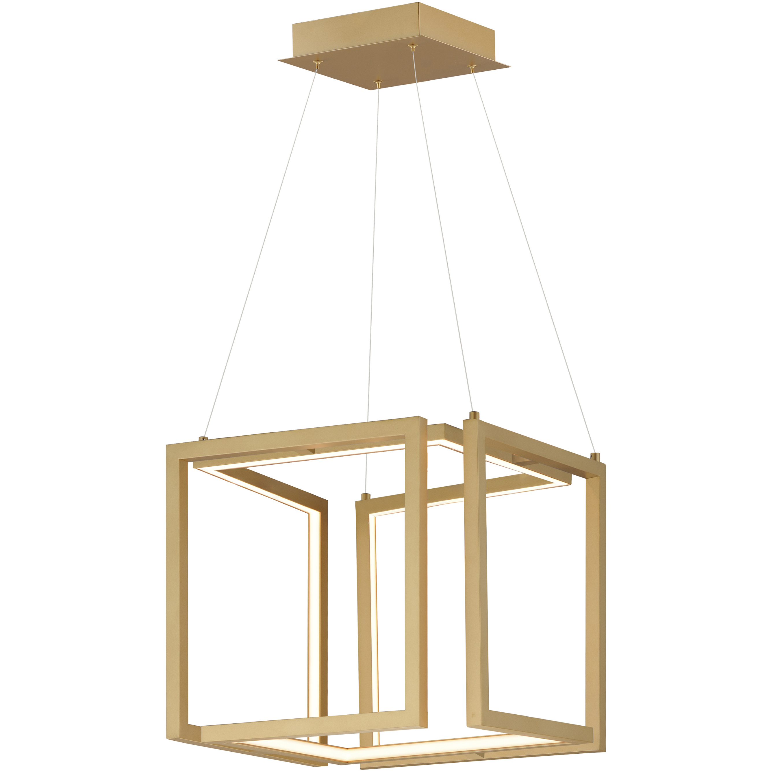 Penrose LED 16 inch Gold Single Pendant Ceiling Light