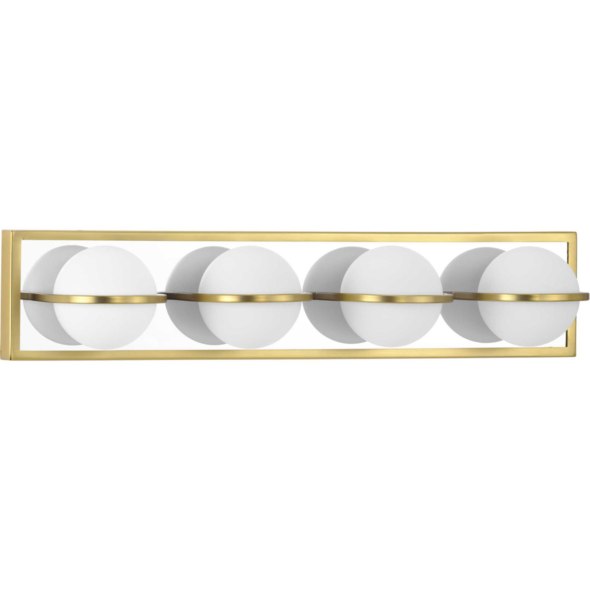 Pearl LED LED 24 inch Satin Brass Bath Vanity Wall Light, Progress LED