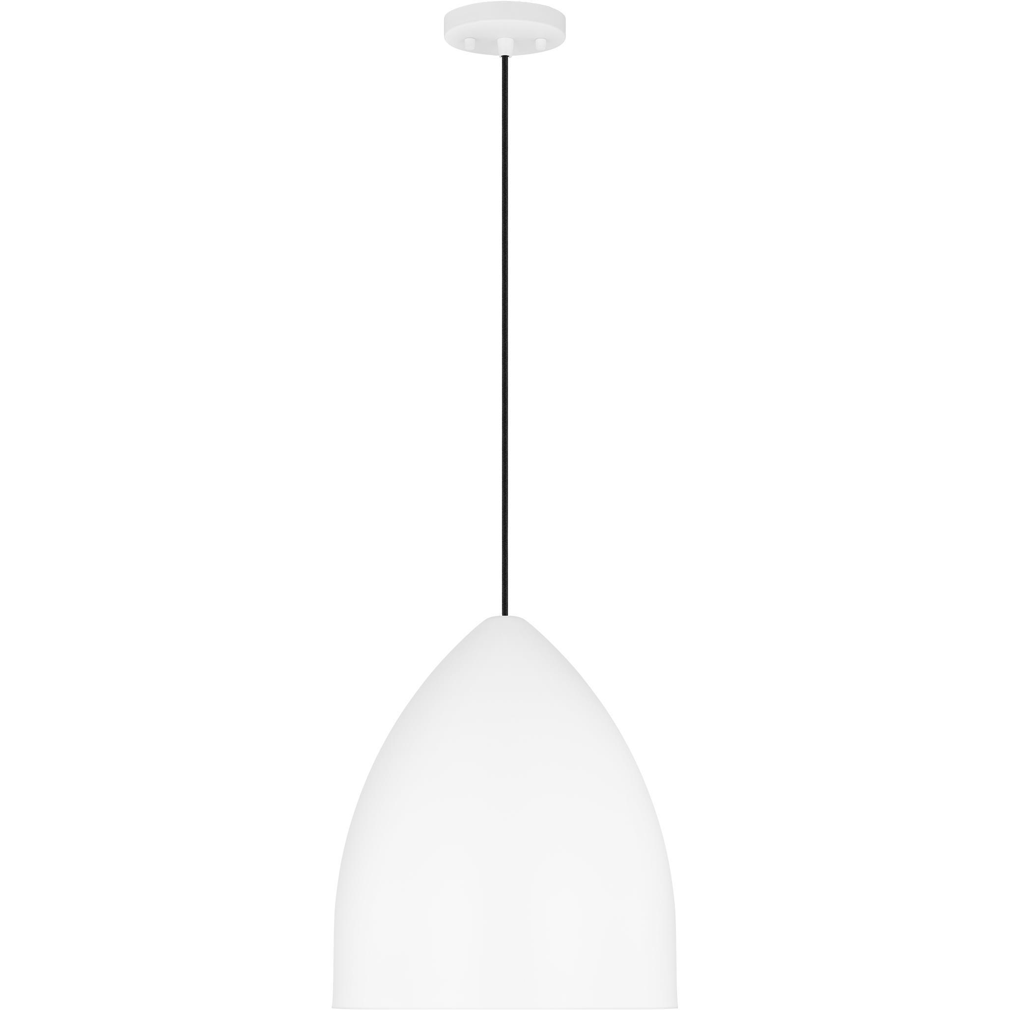 Drew & Jonathan Scott Huron 1 Light 13 inch Matte White Pendant Ceiling Light