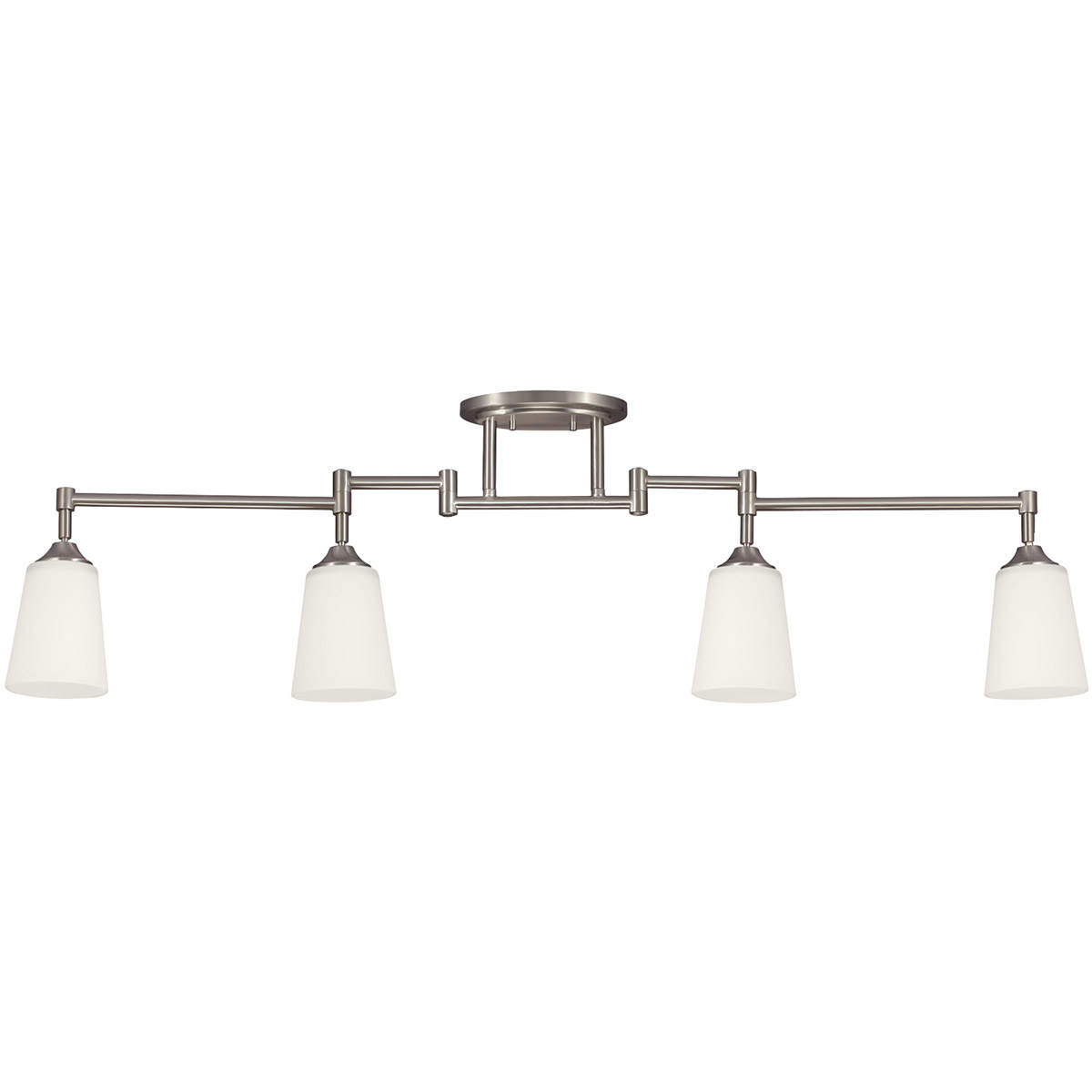 Track Lighting 4 Light 120 Brushed Nickel Track Lighting Kit Ceiling Light