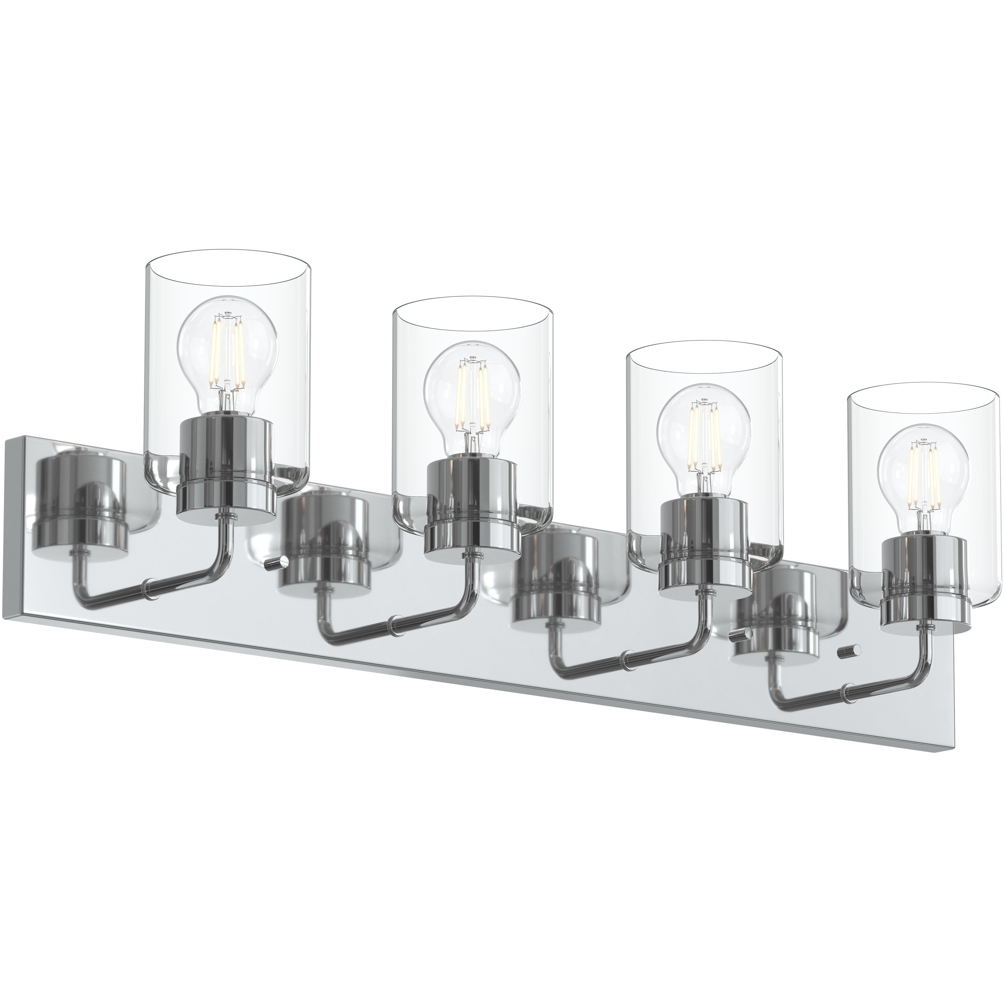 Merry 4 Light 30 inch Polished Chrome Bath Vanity Wall Light