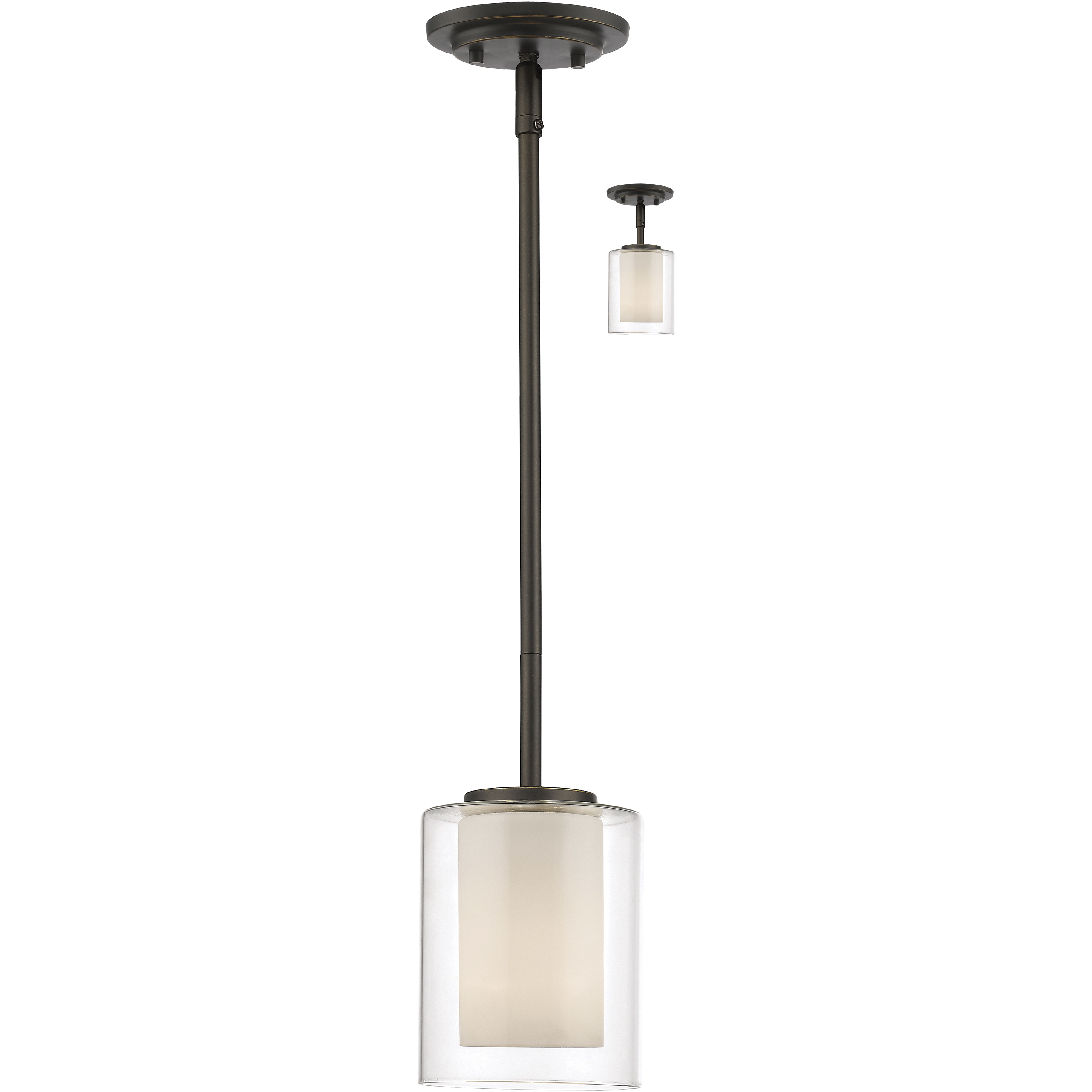 Willow 1 Light 5.5 inch Olde Bronze Pendant Ceiling Light