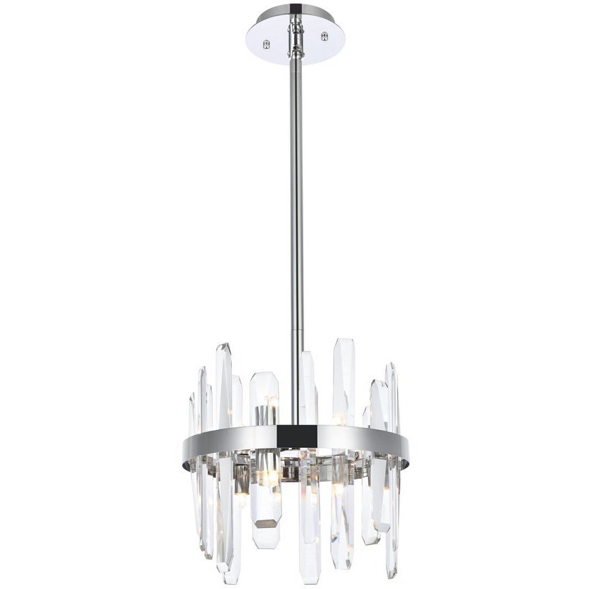 Serena 6 Light 12 inch Chrome Pendant Ceiling Light