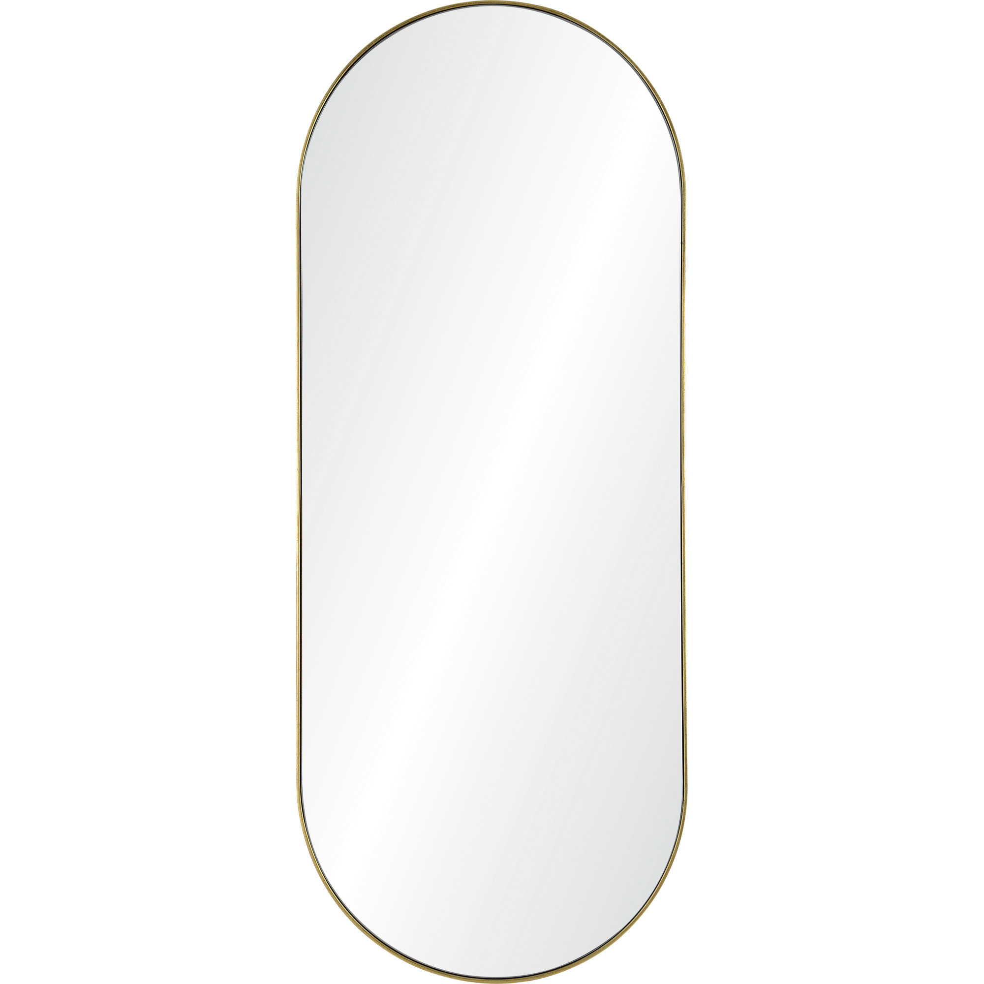 Marius 60 X 24 inch Gold Leaf Full Length Wall Mirror