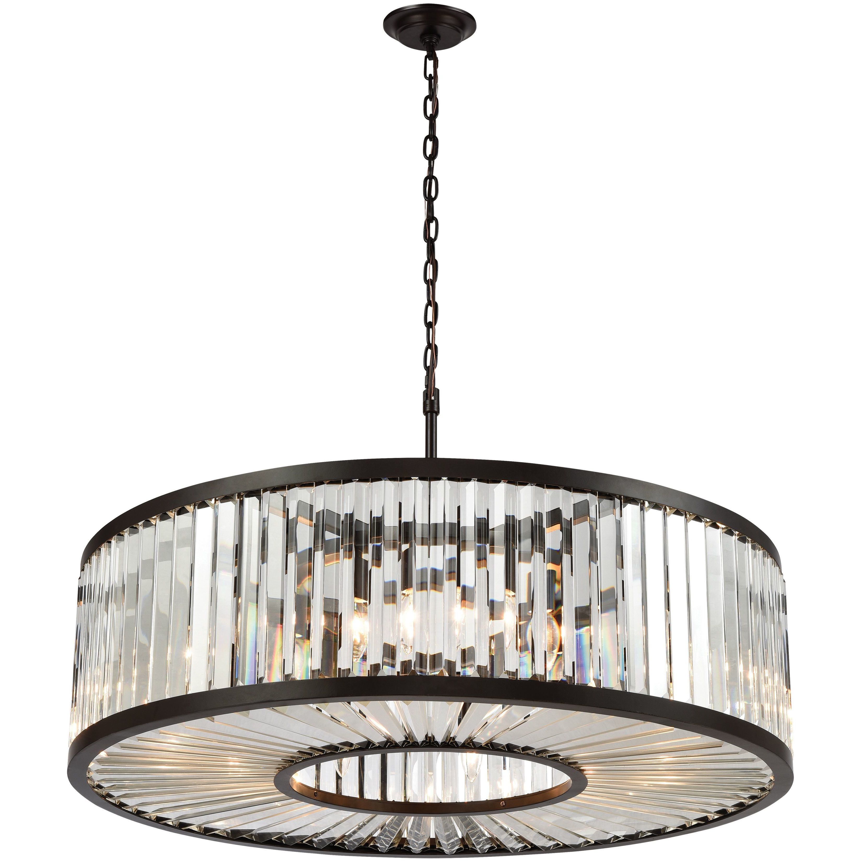 Palacial 11 Light 35 inch Oil Rubbed Bronze Chandelier Ceiling Light