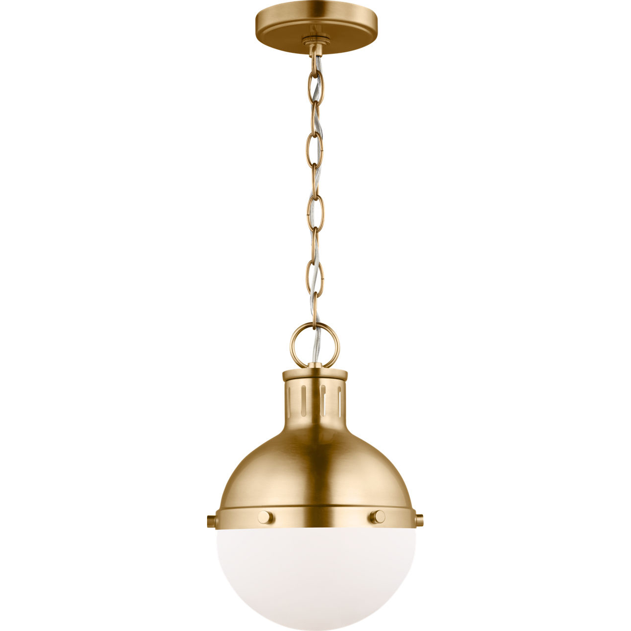 TOB by Thomas O'Brien Hanks 1 Light 8.13 inch Satin Brass Pendant Ceiling Light