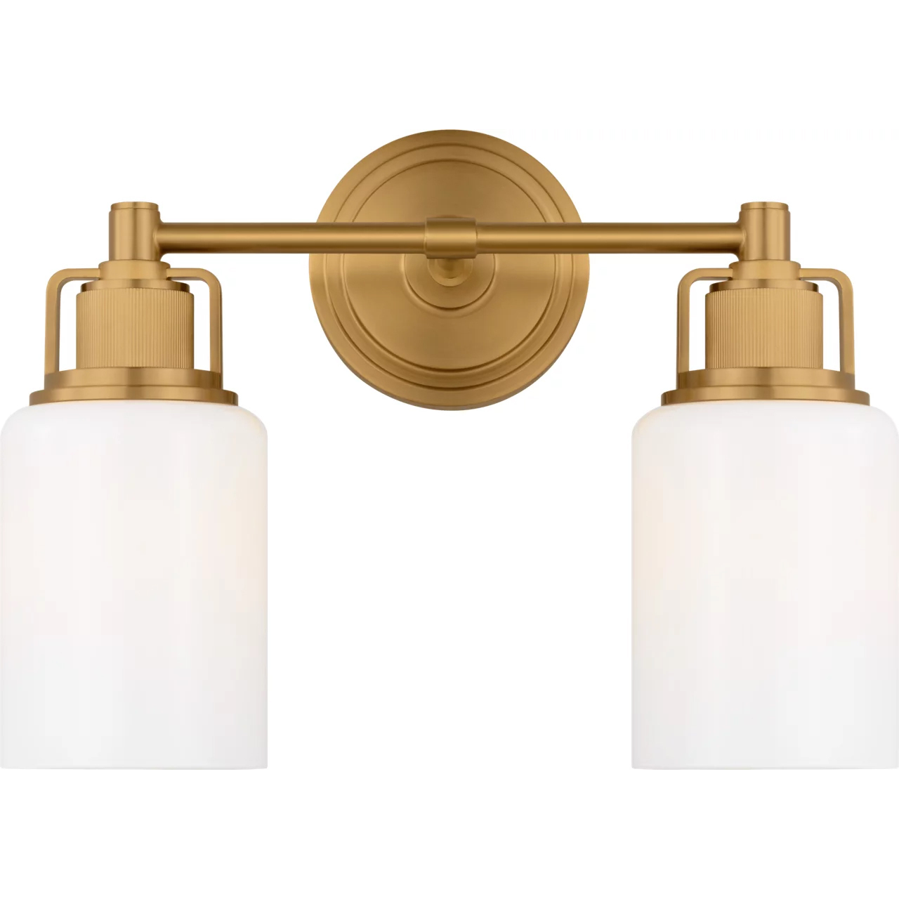C&M by Chapman & Myers Ashford 2 Light 13.5 inch Burnished Brass Bath Vanity Wall Light