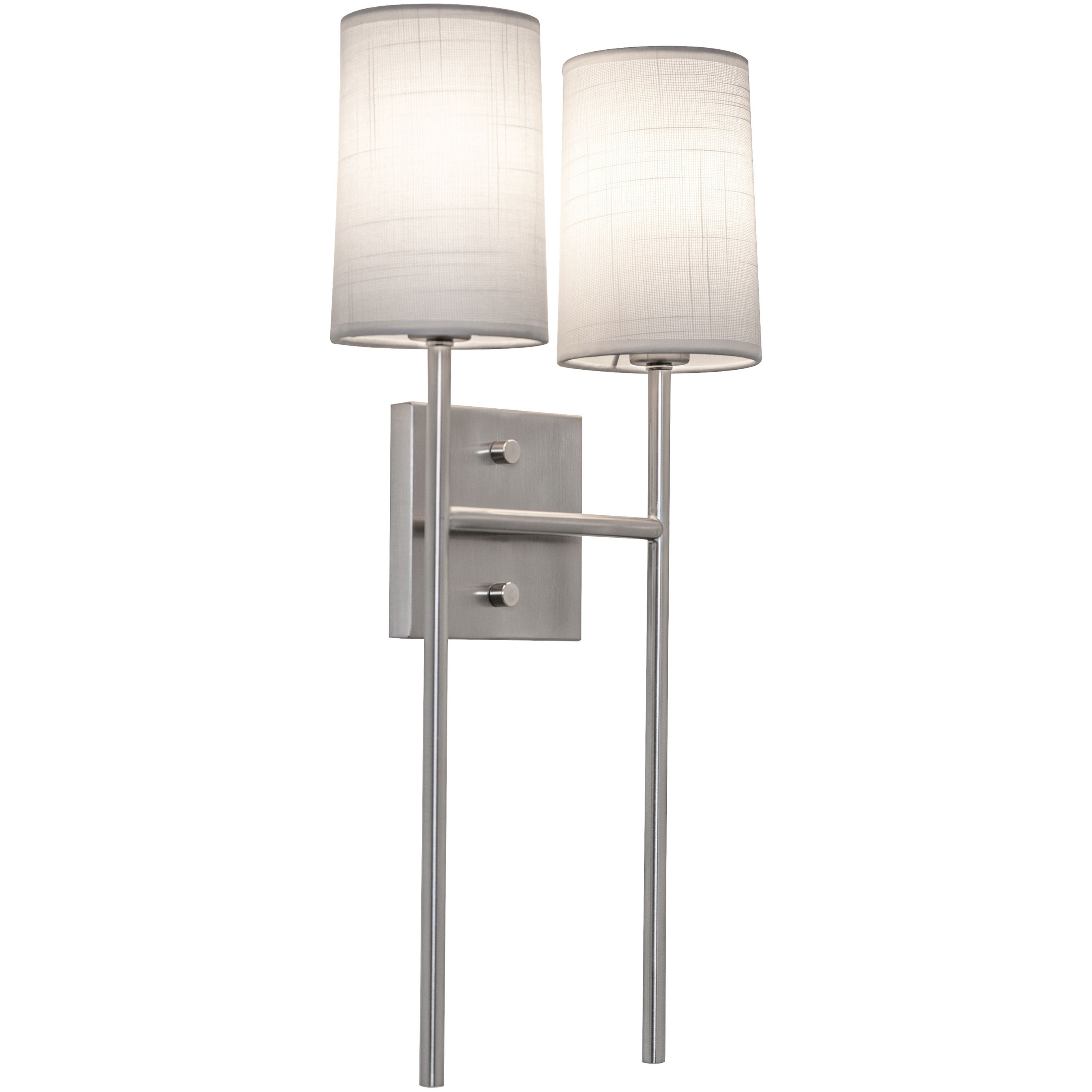 Rose LED 9.7 inch Satin Nickel ADA Sconce Wall Light in 2