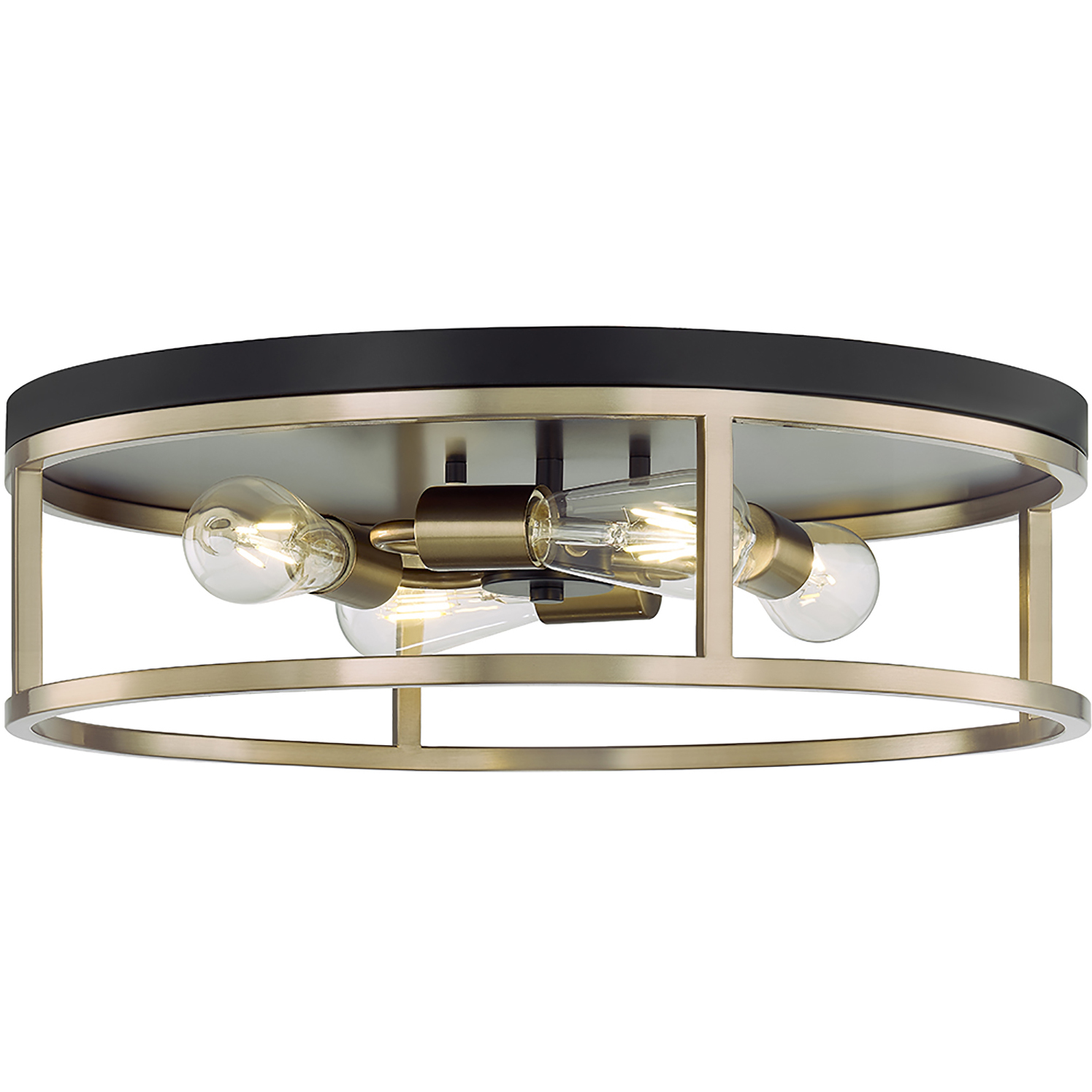 Knox LED 20 inch Matte Black Flush Mount Ceiling Light