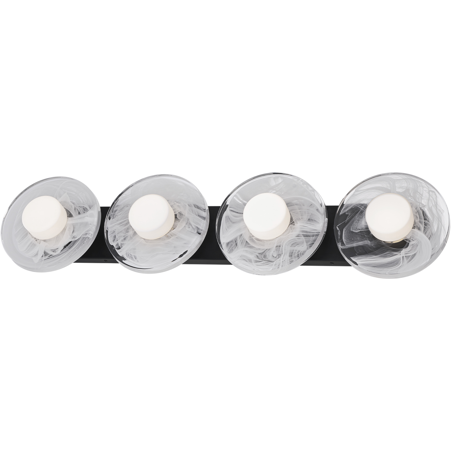 Fresco LED 4 inch Black ADA Indoor Wall Lighting