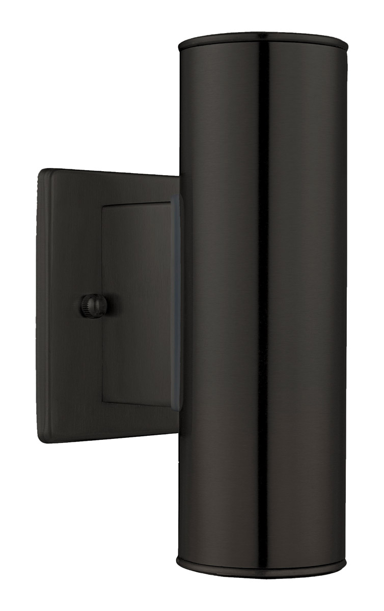 Riga 2 Light 8 inch Matte Black Outdoor Wall Light