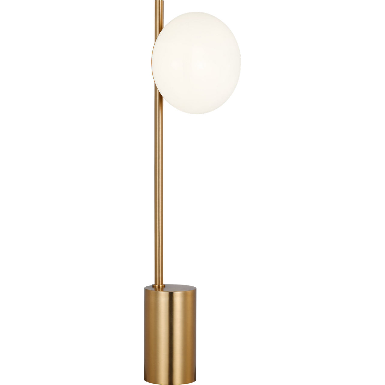 ED Ellen DeGeneres Lune 24.75 inch 4.5 watt Burnished Brass Table Lamp Portable Light