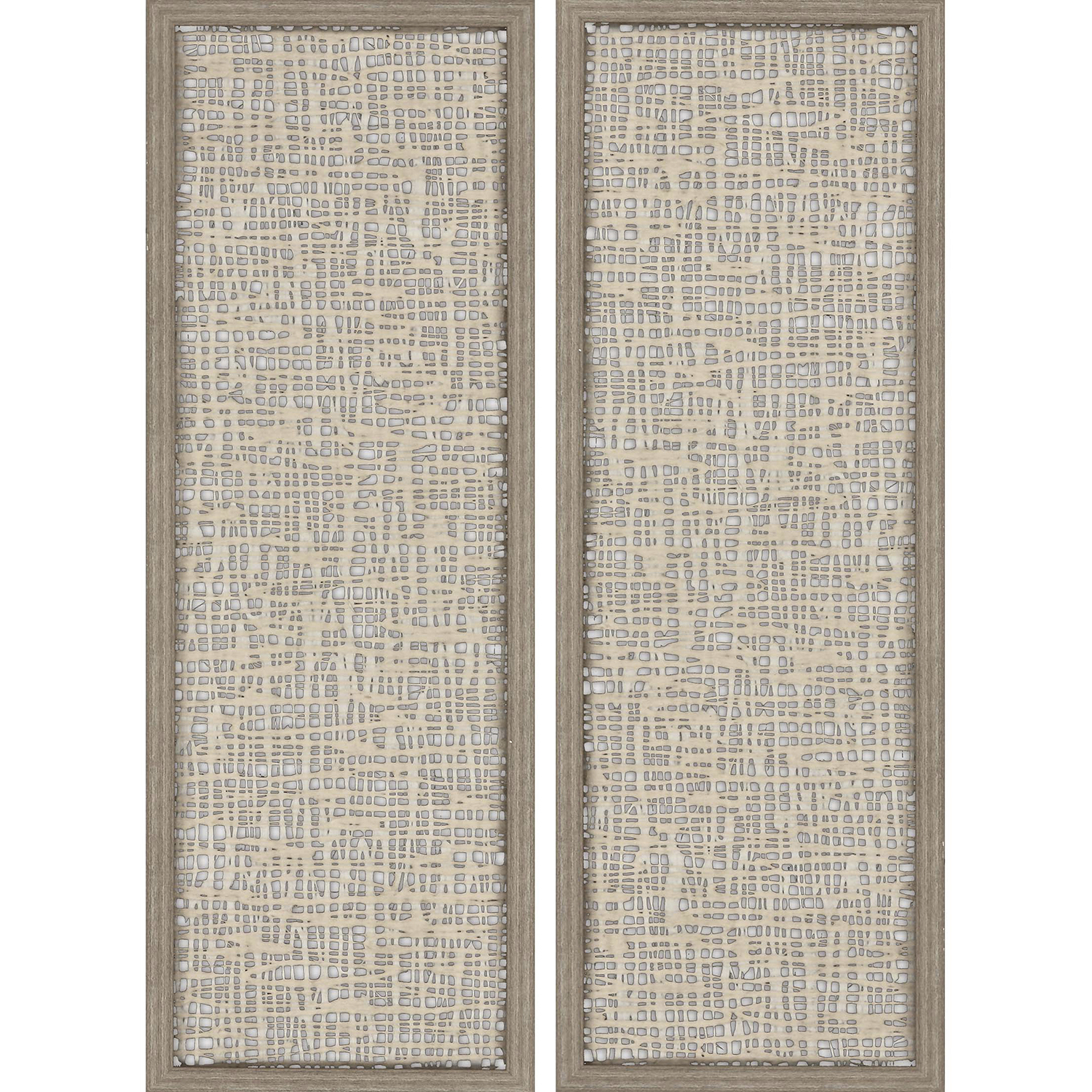 Naturals Neutral and Beige and Gray Framed Art