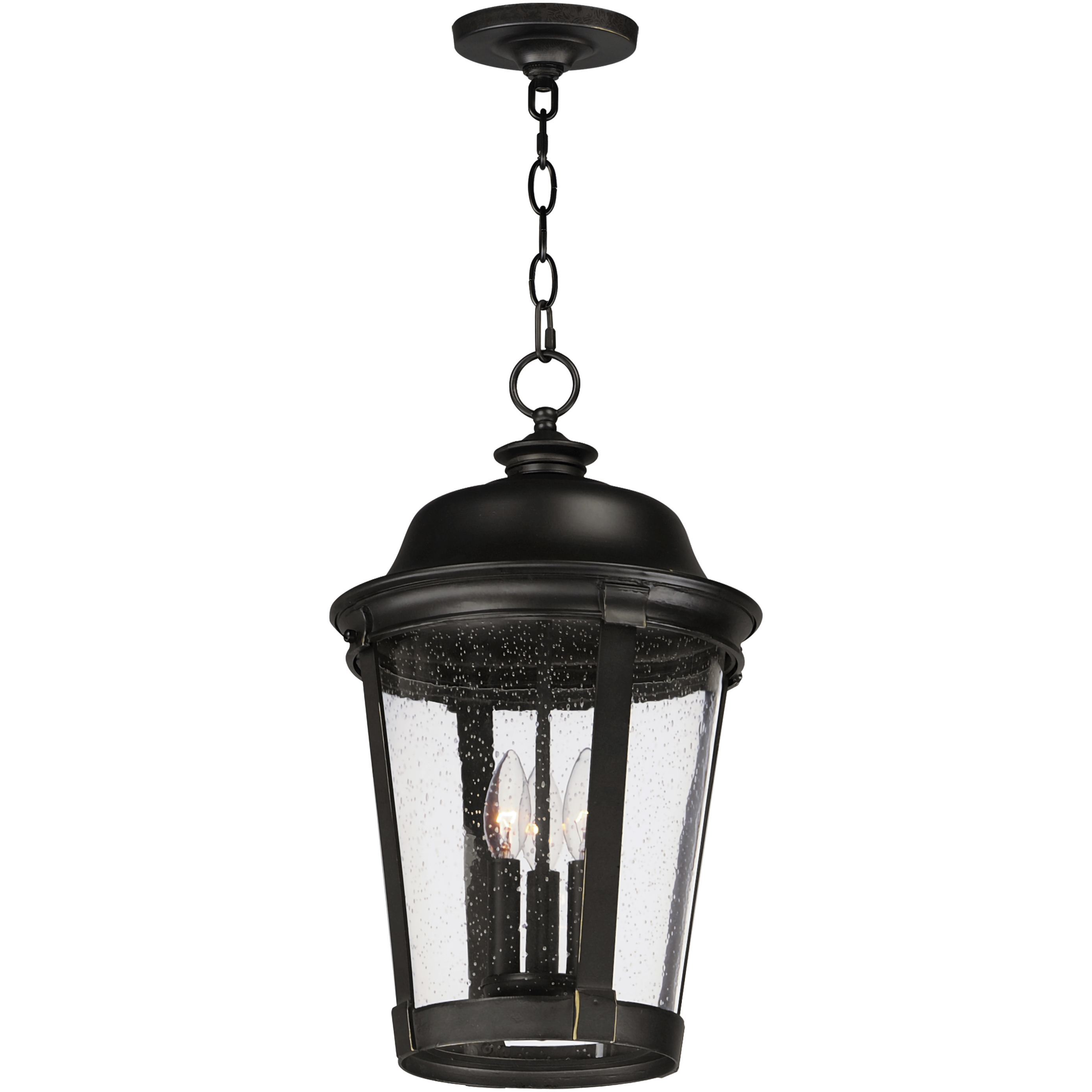 Dover DC 3 Light 12 inch Bronze Outdoor Hanging Lantern
