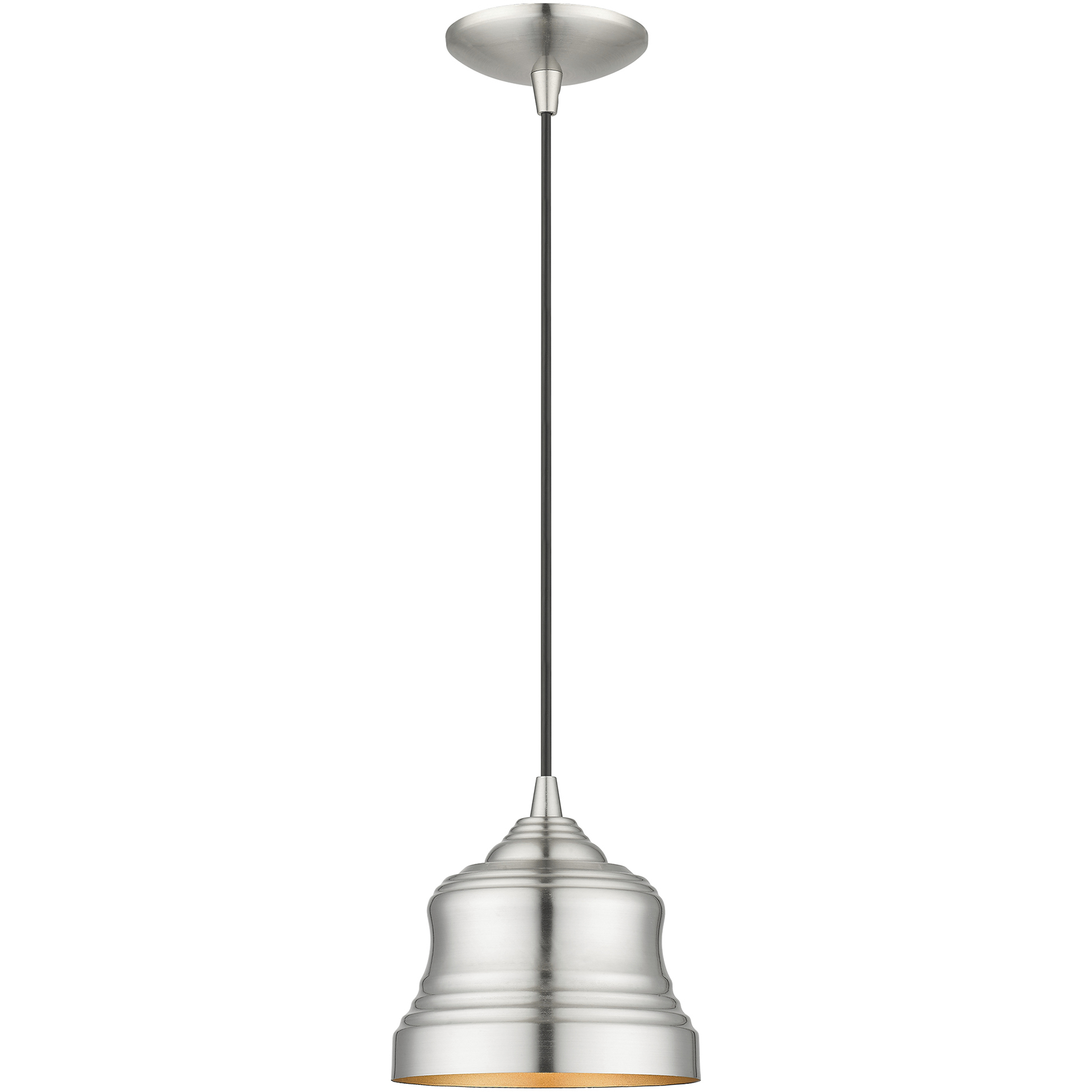 Endicott 1 Light 7 inch Brushed Nickel Pendant Ceiling Light