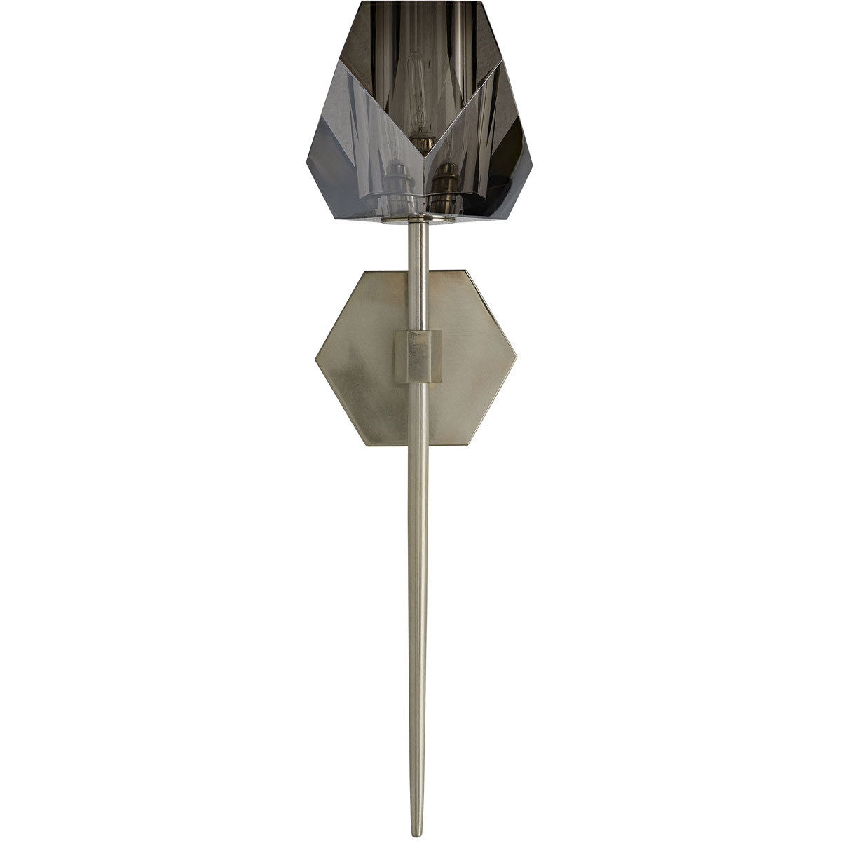 Gemma 1 Light 6 inch Pale Brass Sconce Wall Light