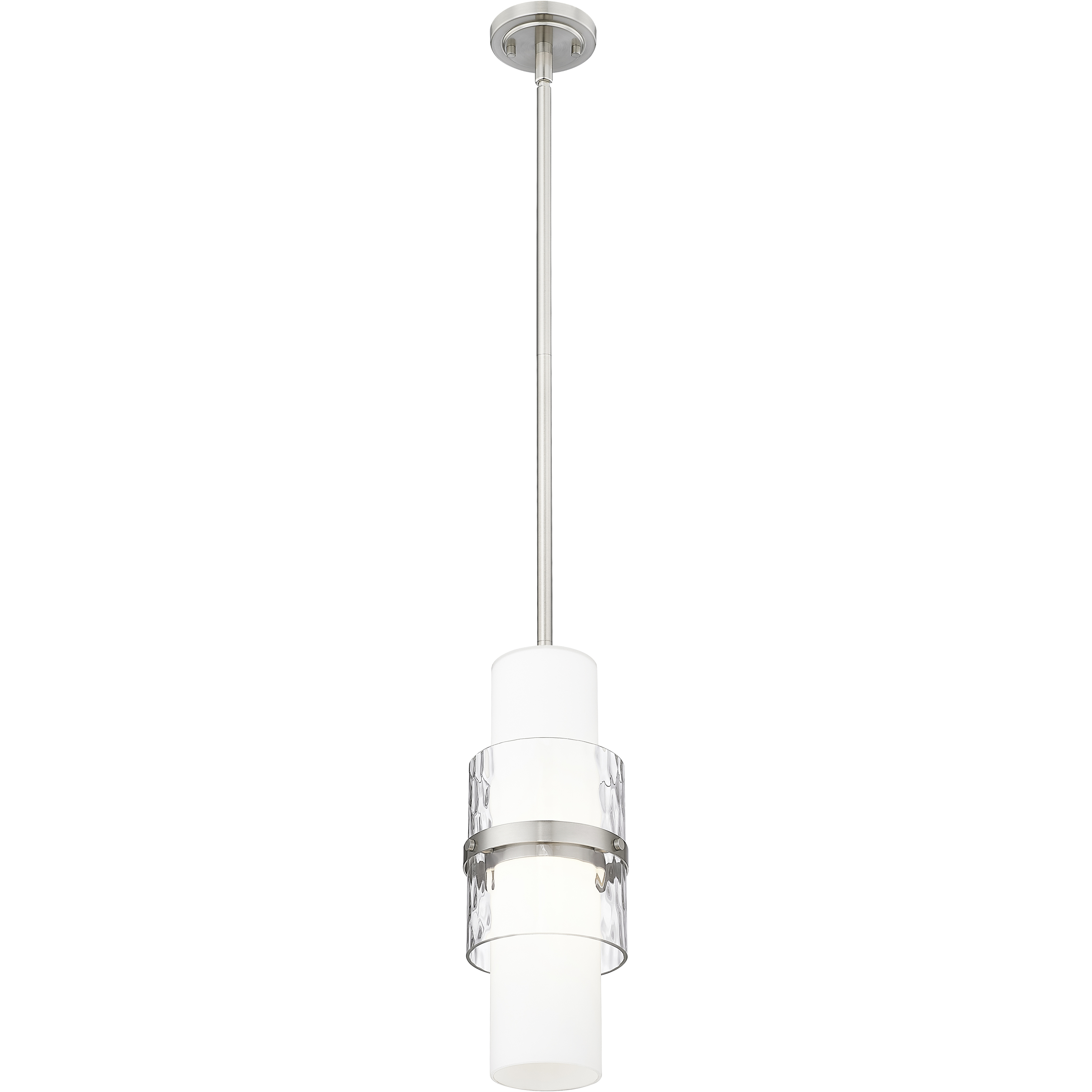 Cayden 1 Light 6.5 inch Brushed Nickel Pendant Ceiling Light