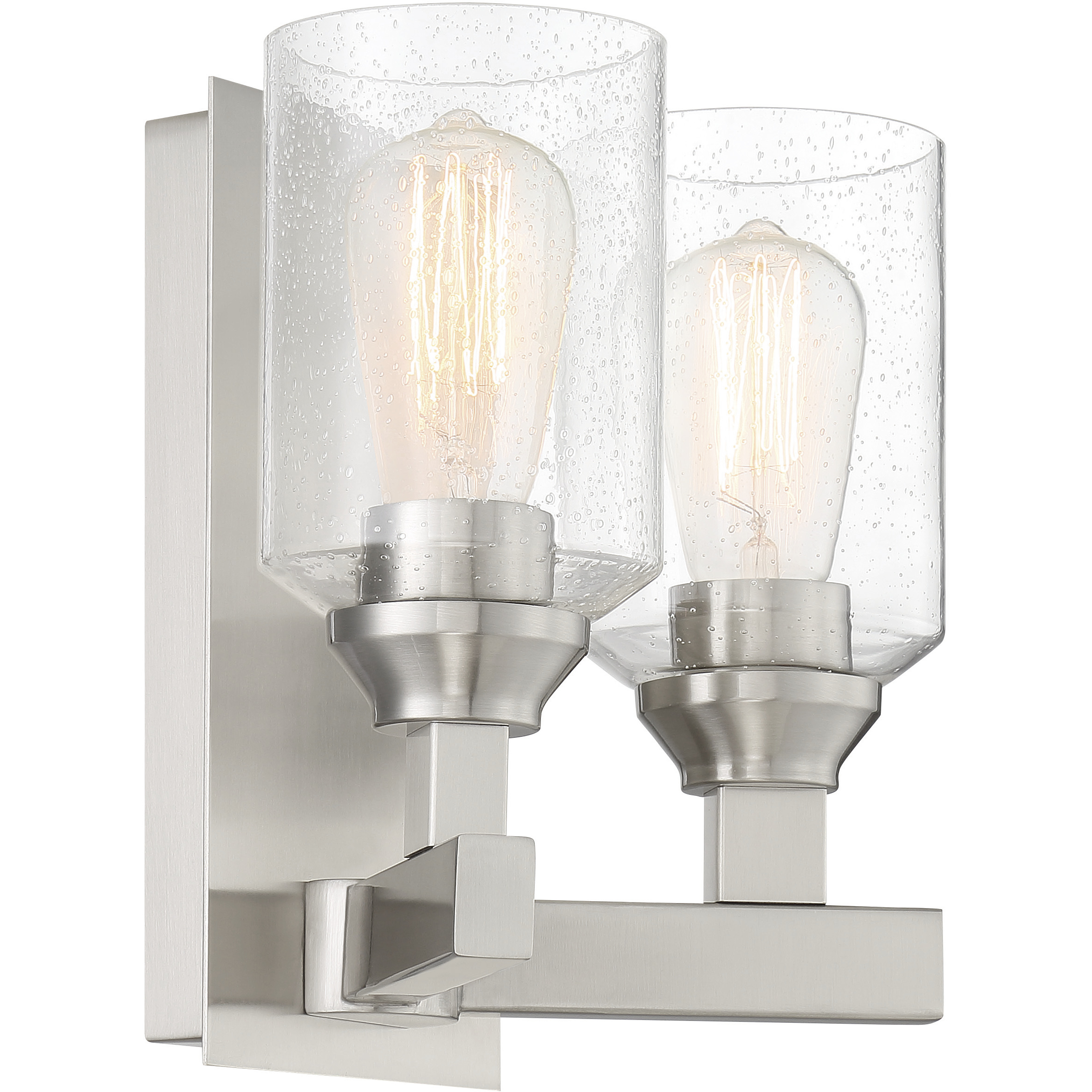 Neighborhood Chicago 2 Light 10 inch Brushed Polished Nickel Wall Sconce Wall Light