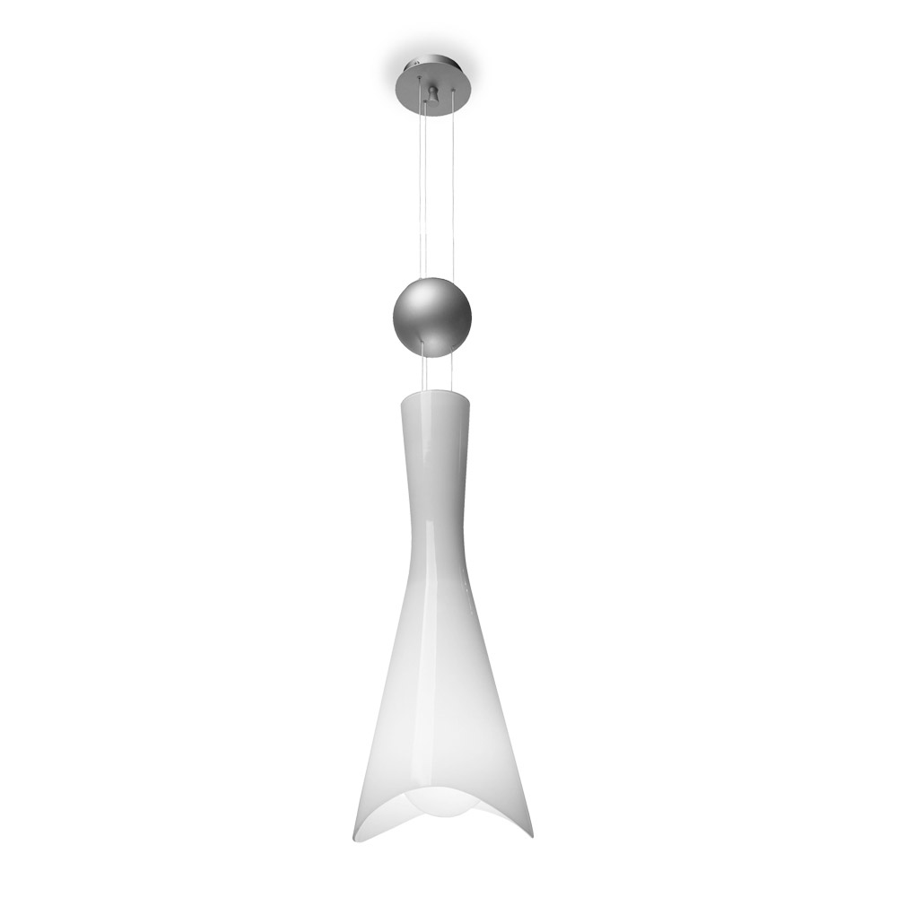 Shi LED 8.88 inch Matte Aluminum Pendant Ceiling Light