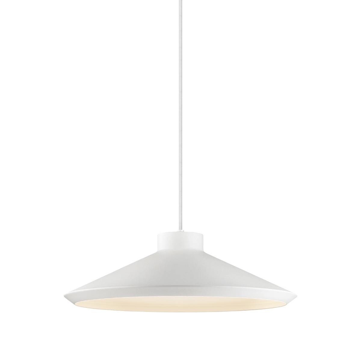 Koma 1 Light 22 inch Satin White Pendant Ceiling Light