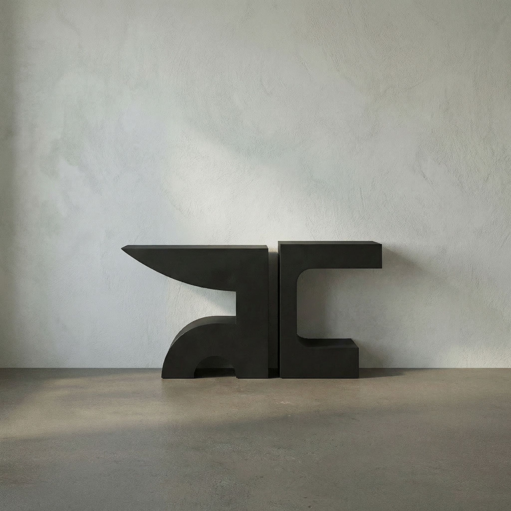 Shiba 60 X 14 inch Matte Black Console