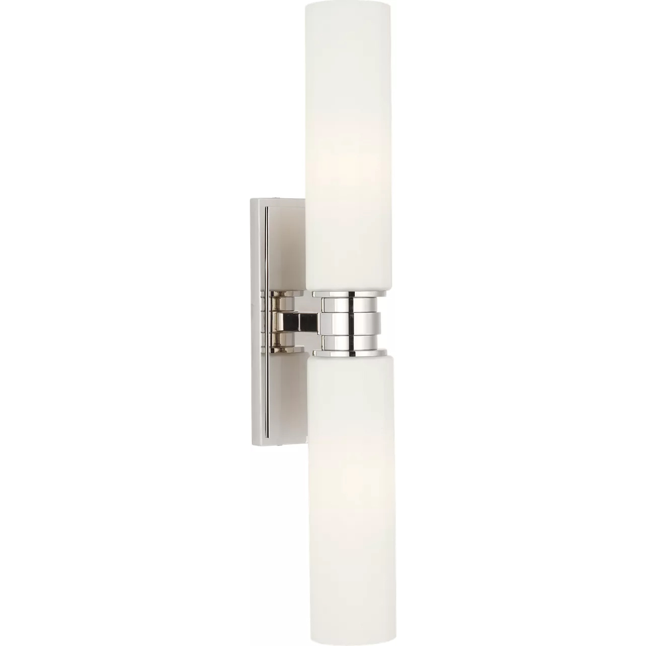 C&M by Chapman & Myers Fairfax 2 Light 4.17 inch Polished Nickel Bath Vanity Wall Light