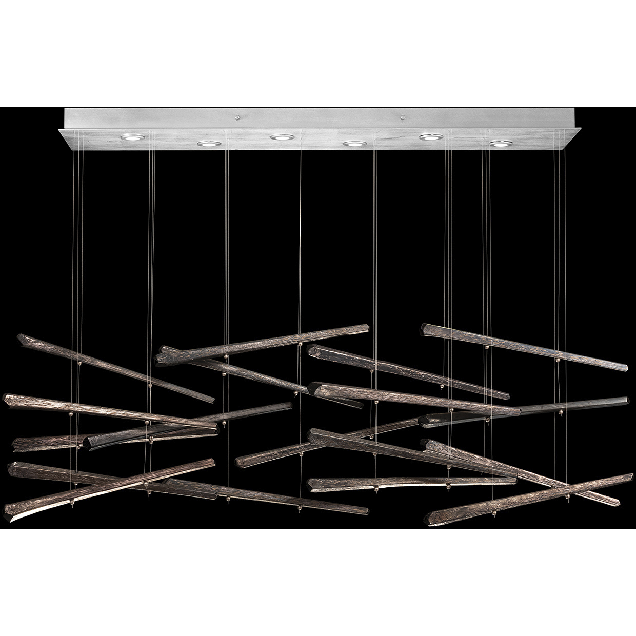 Elevate LED 62 inch Silver Pendant Ceiling Light