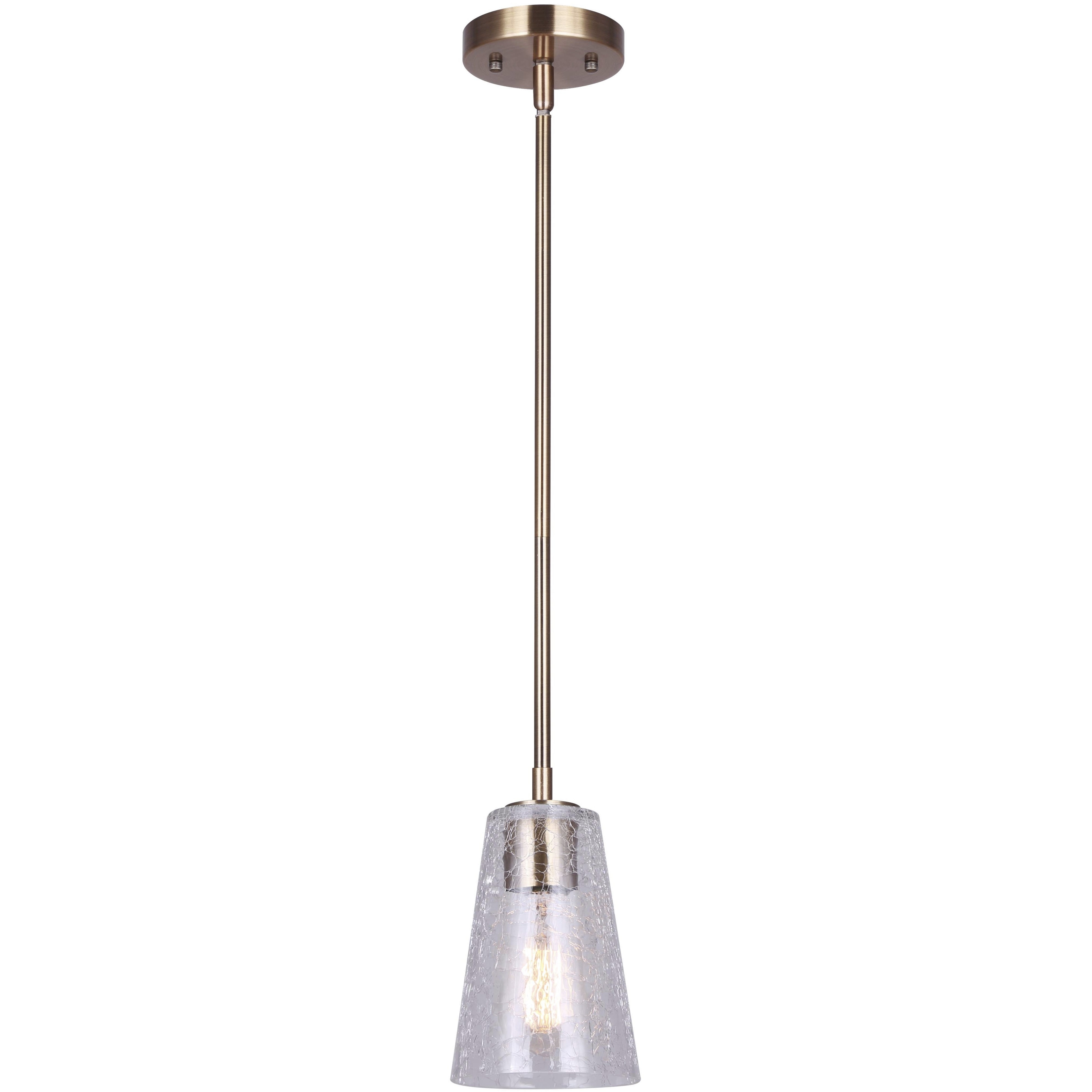 Everly 1 Light 5 inch Gold Pendant Ceiling Light