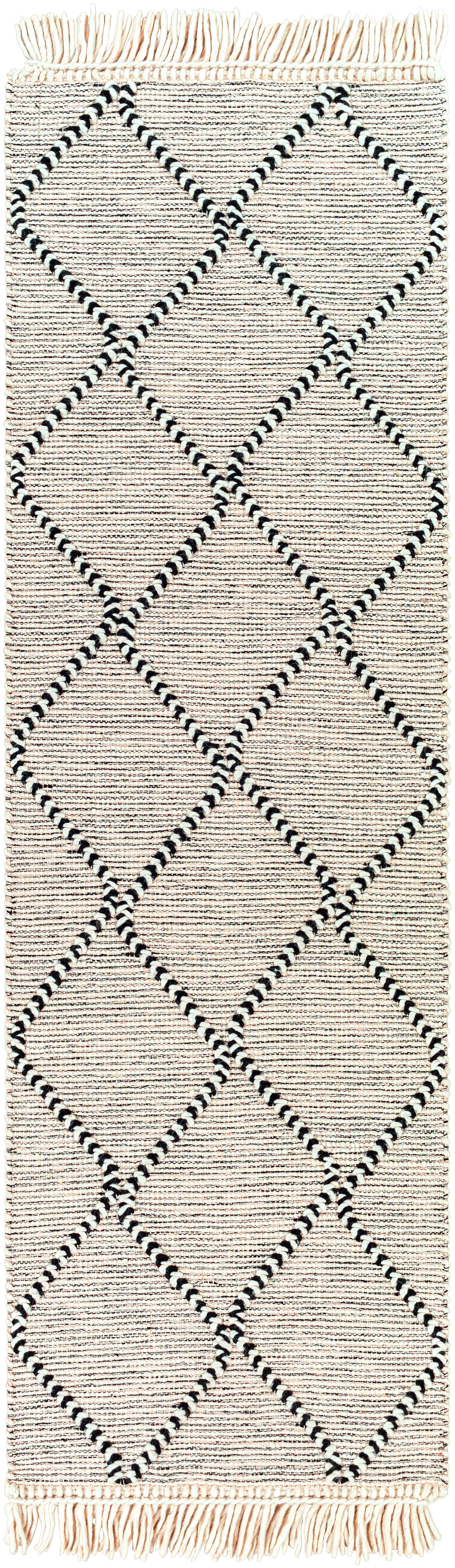 Uttar 96 X 30 inch Light Grey Rug in 2.5 x 8, Runner