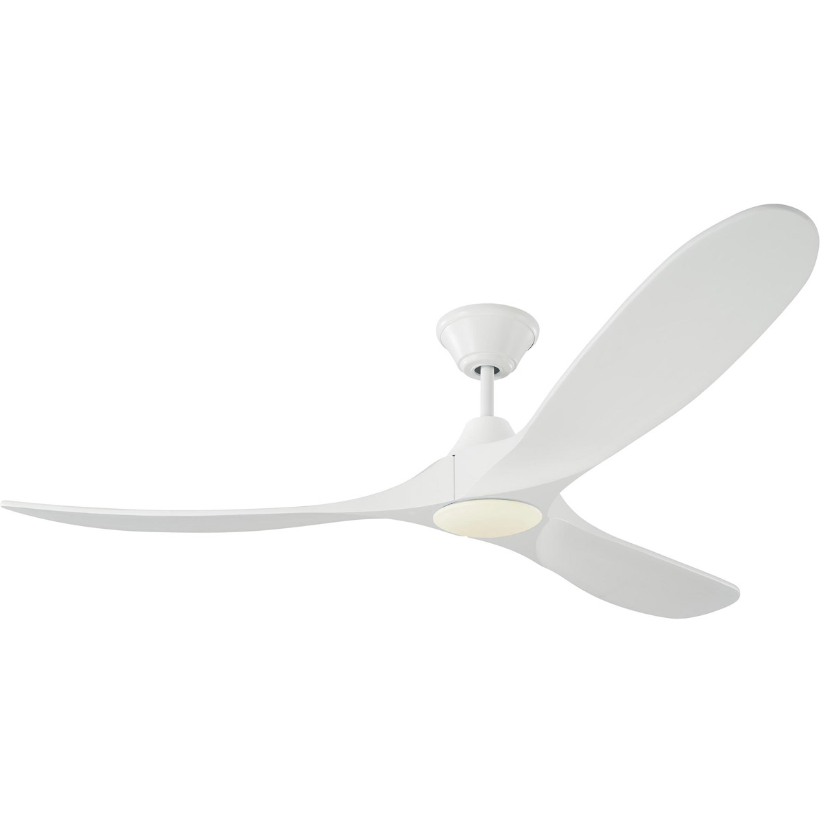 Maverick 60 inch Matte White Ceiling Fan