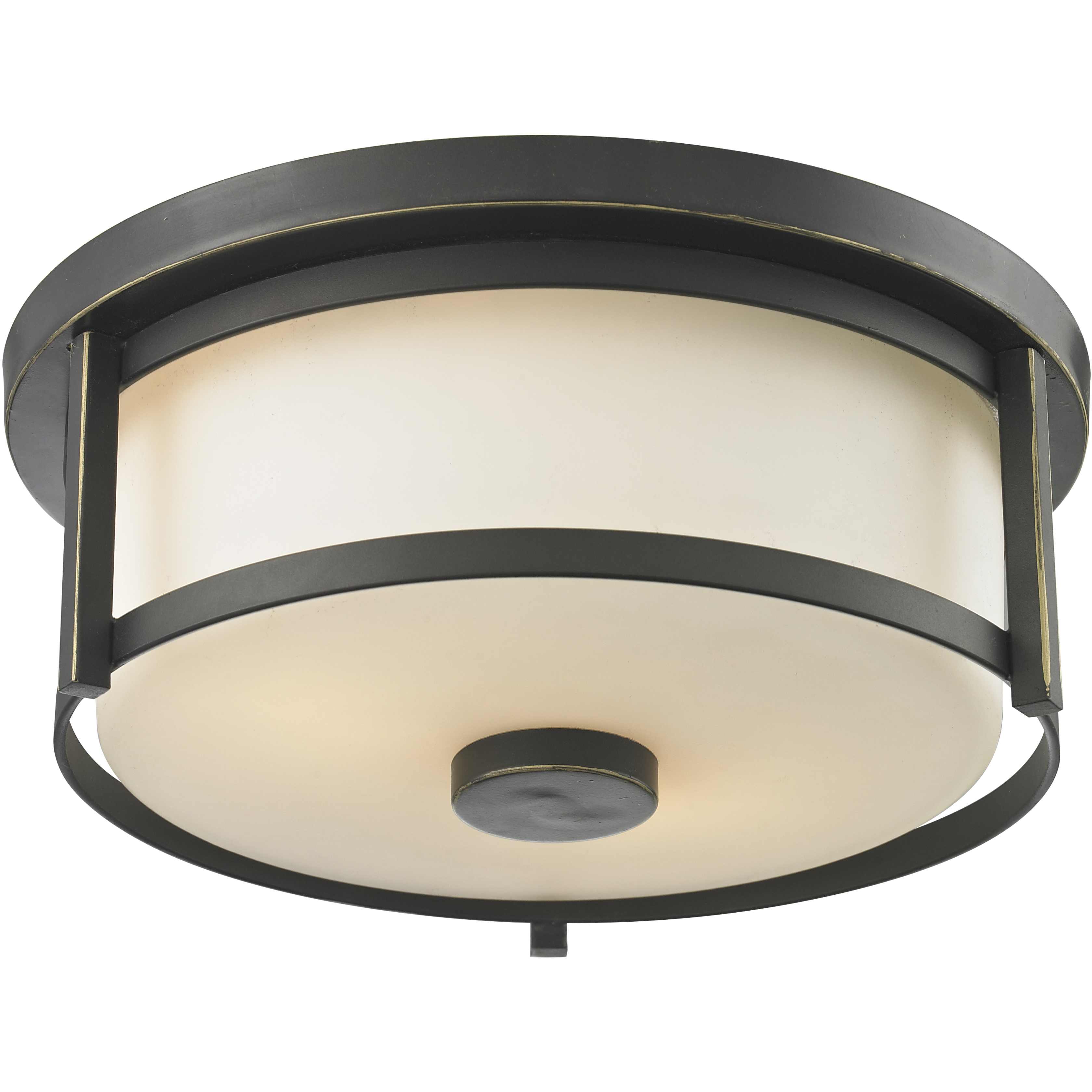 Savannah 2 Light 11 inch Olde Bronze Flush Mount Ceiling Light
