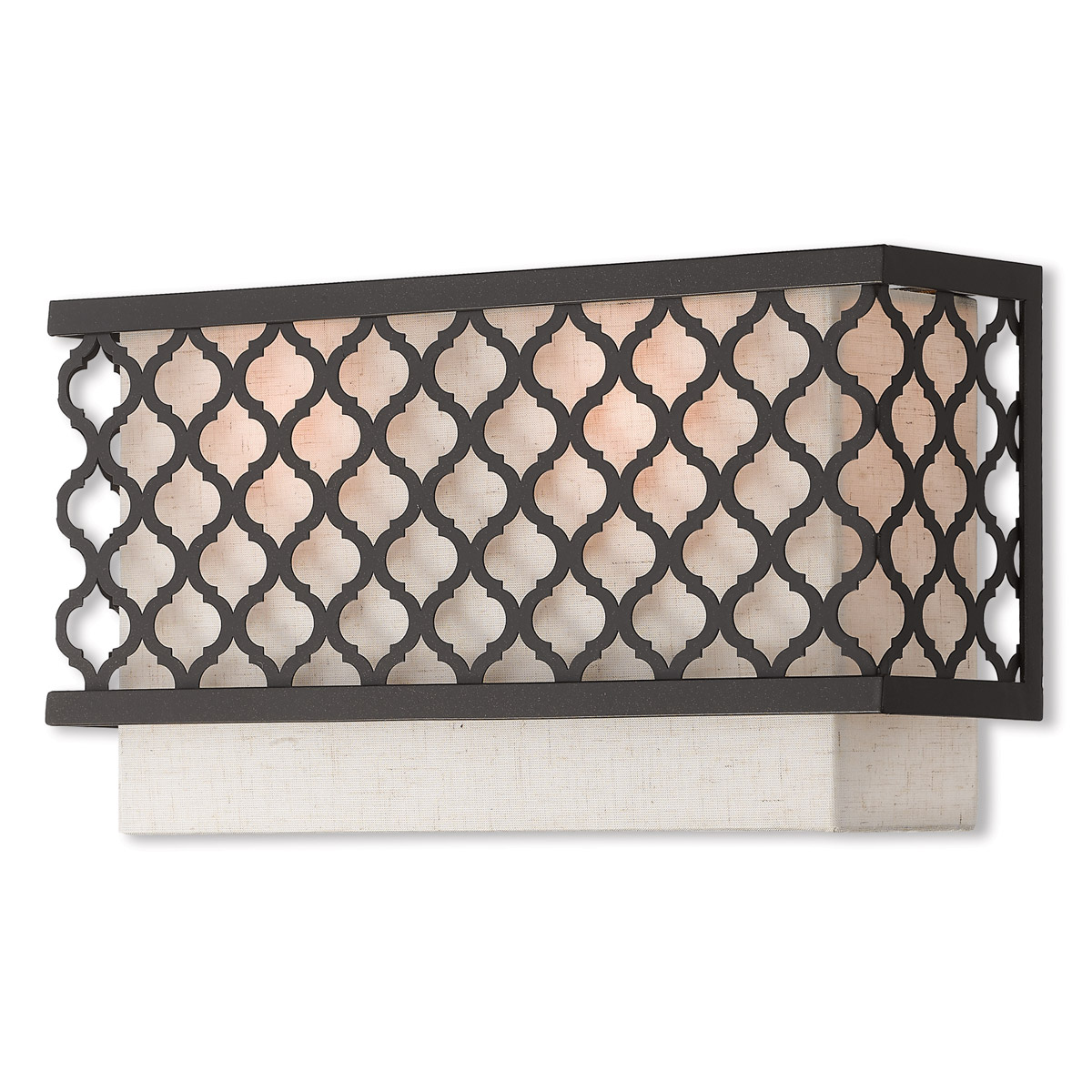 Arabesque 2 Light 13 inch English Bronze ADA ADA Sconce Wall Light