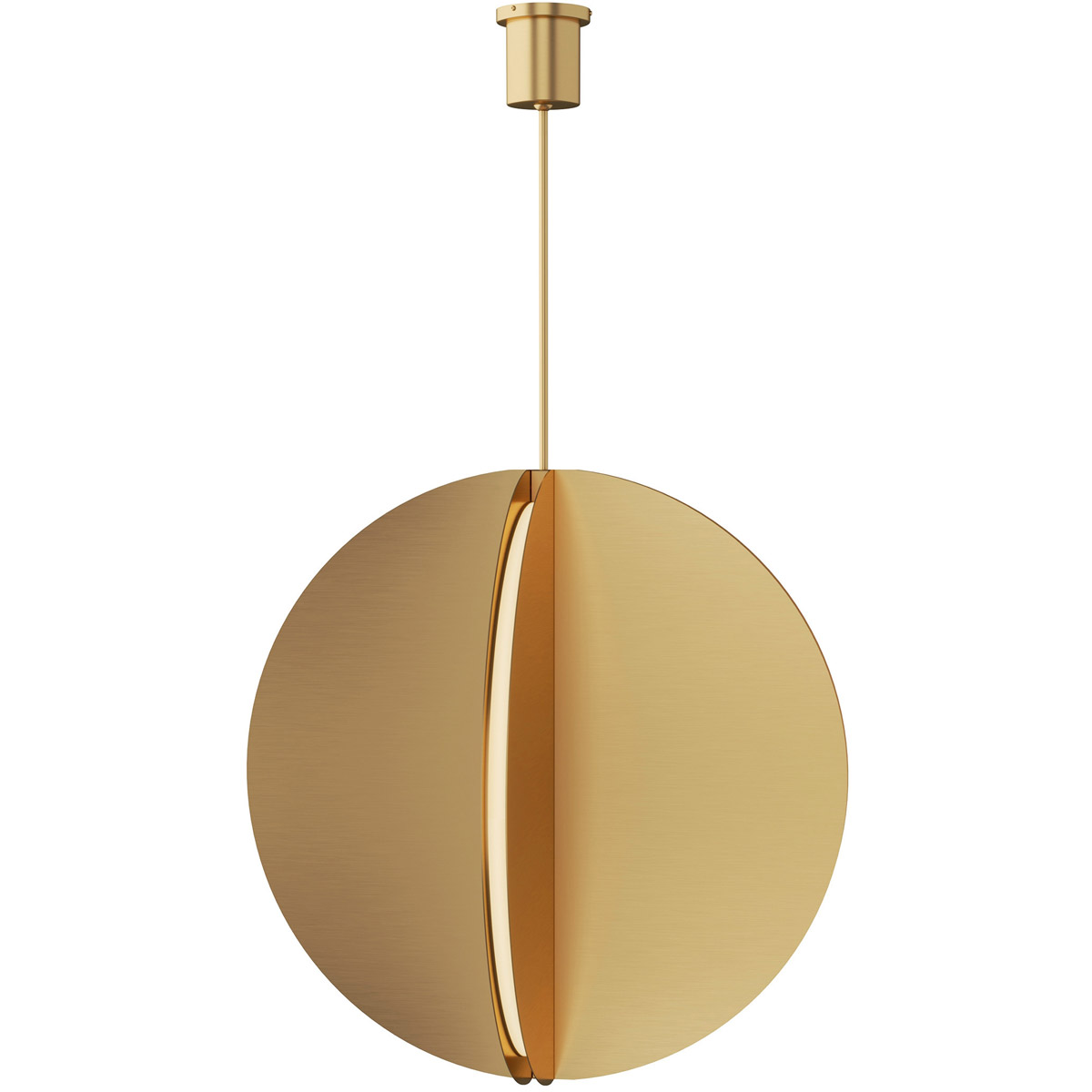 Sean Lavin Bau LED 36 inch Nightshade Black Pendant Ceiling Light, Integrated LED