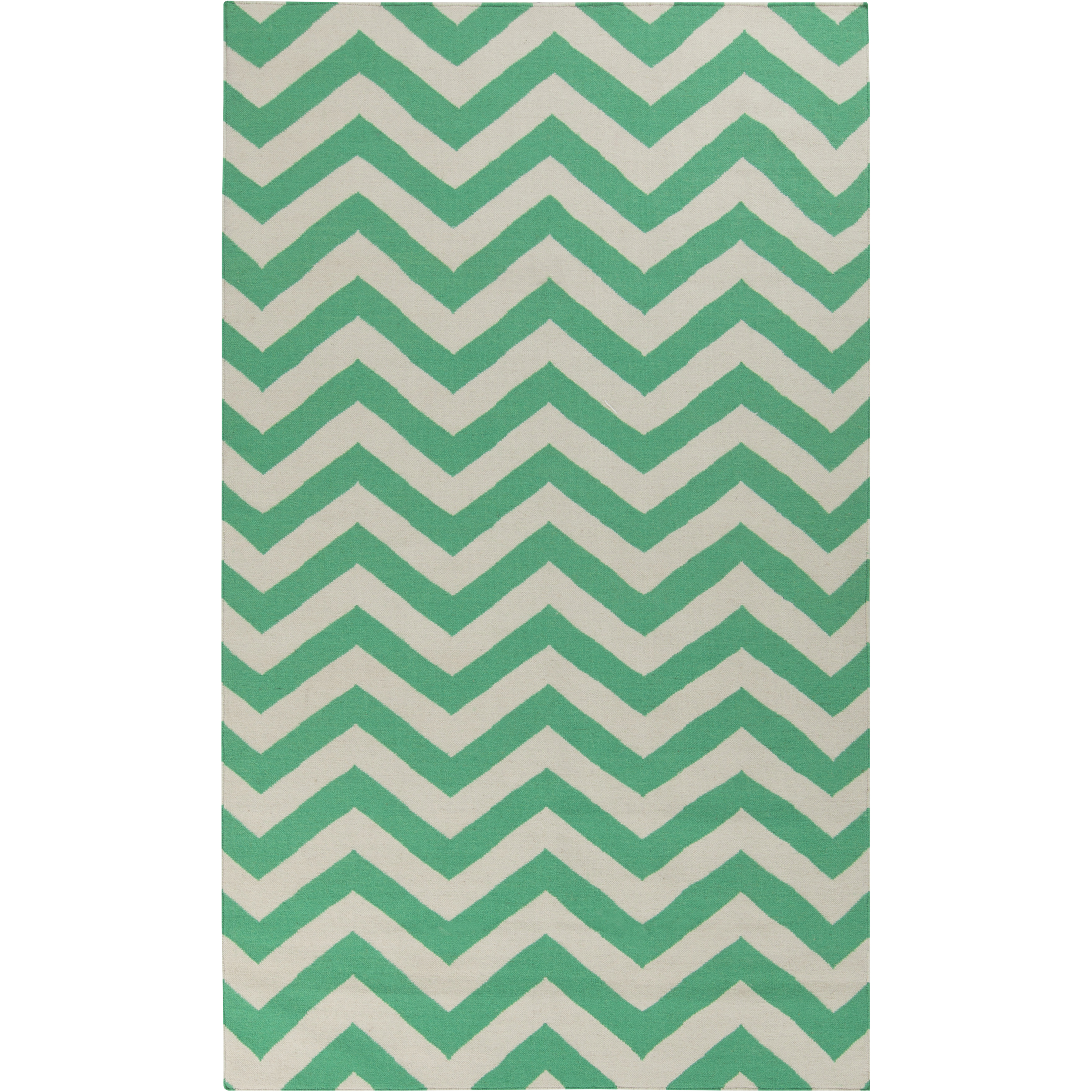 Frontier 156 X 108 inch Emerald, Ivory Rug