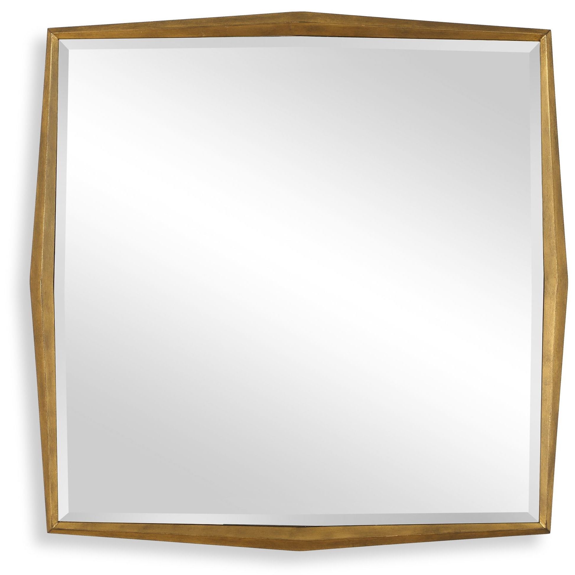On Point 40 X 40 inch Gold Leaf Mirror