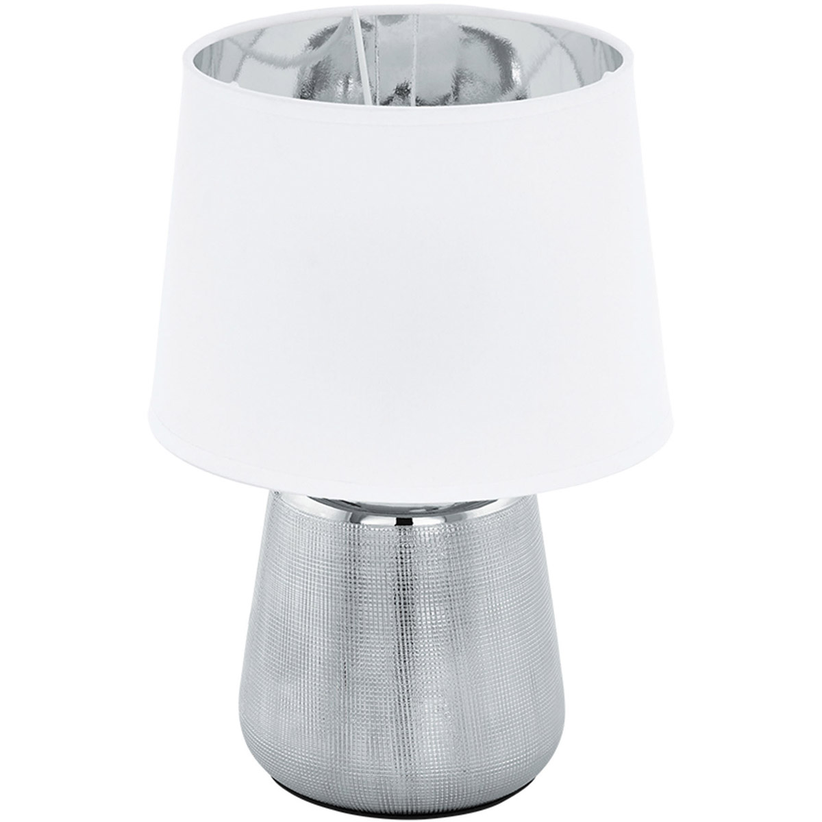 Manalba 1 11.5 inch 40 watt Silver Table Lamp Portable Light