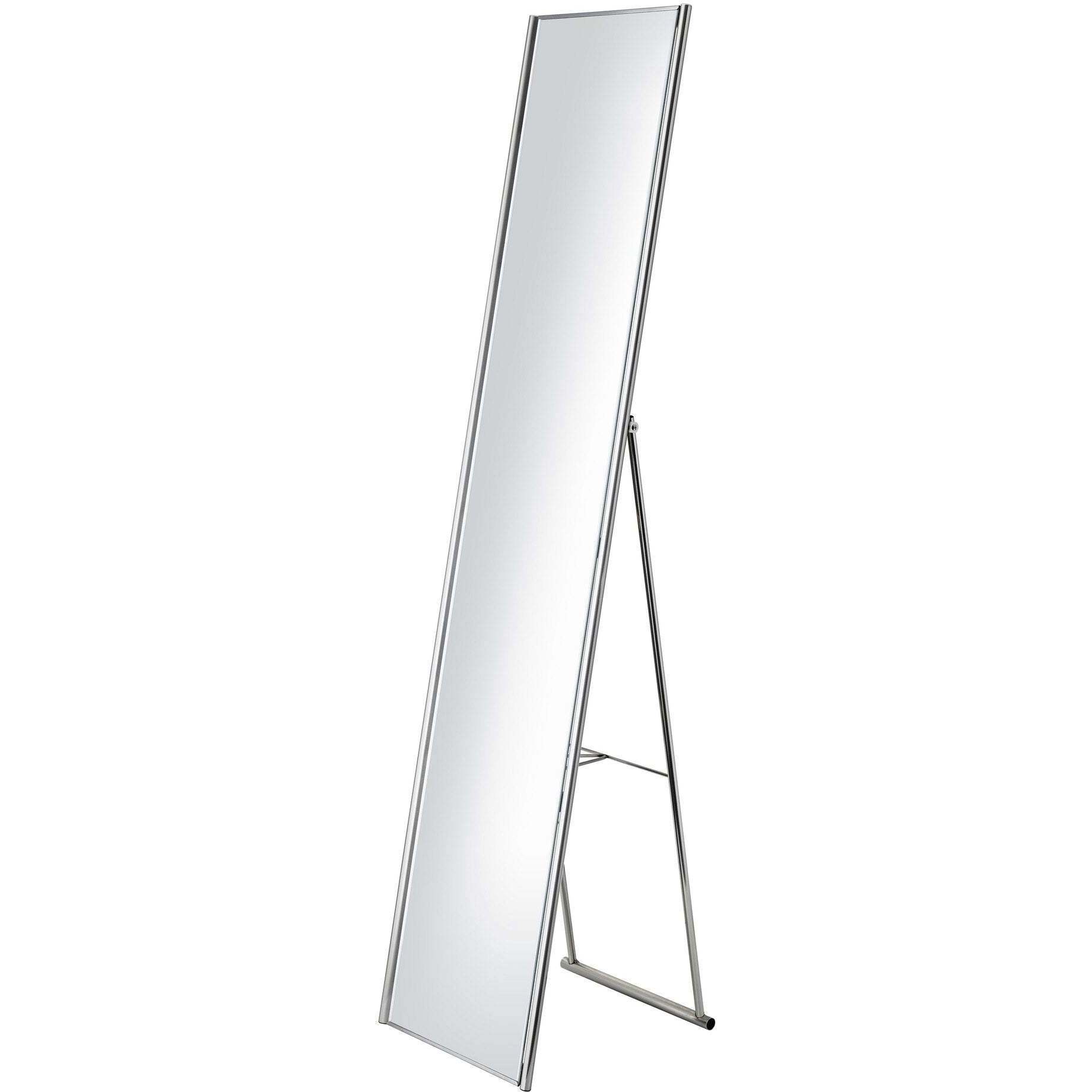 Adesso WK2444-22 Alice 59 X 14 inch Satin Steel Floor Mirror