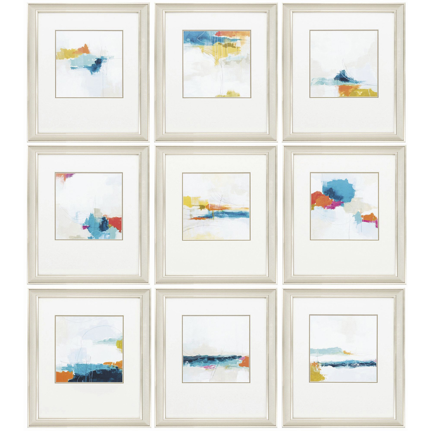 Abstract Blue Framed Art, Propac